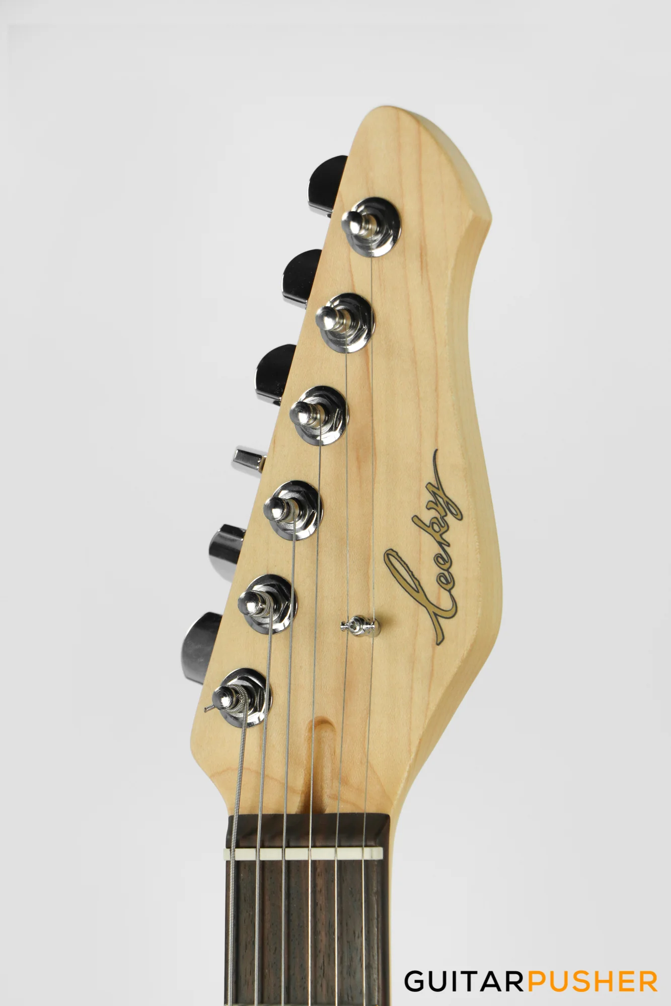 Leeky L-Series L15 HH S Style (Flamed Maple Top/Rosewood Fingerboard) - Fireburst - Image 8