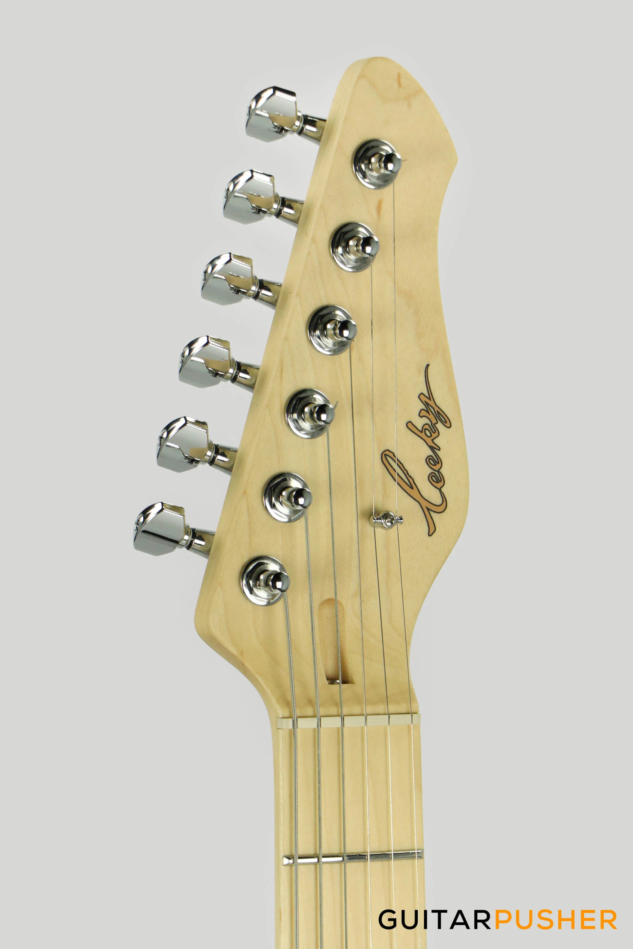Leeky L-Series L25 HH S-Style(Flamed Maple Top/Maple Fingerboard) - Blue Burst - Image 5