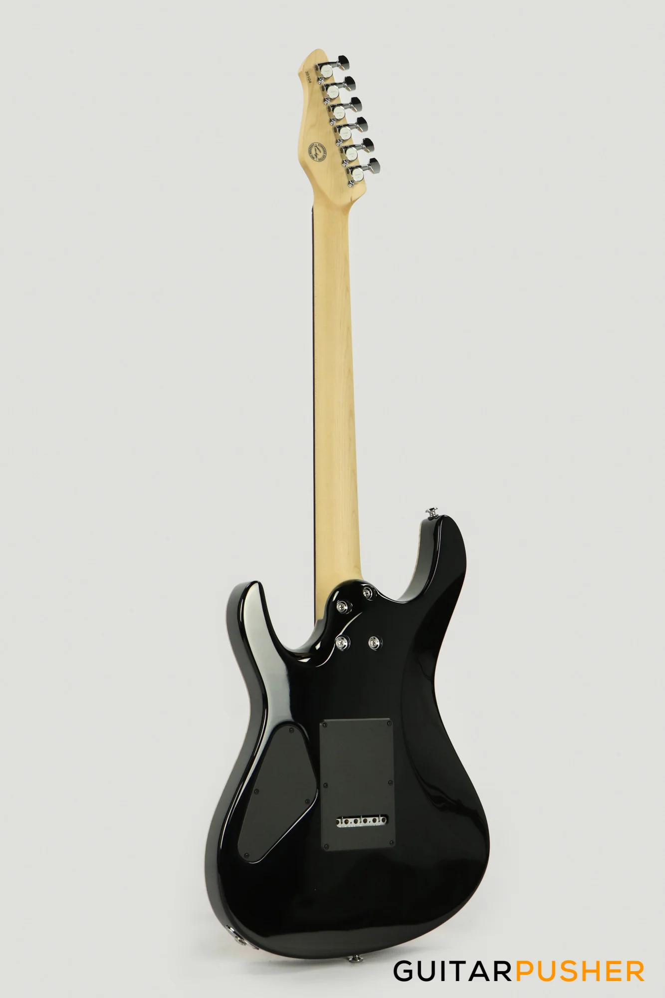 Leeky L-Series L25 HH S Style (Flamed Maple Top/Rosewood Fingerboard) - Fireburst - Image 6
