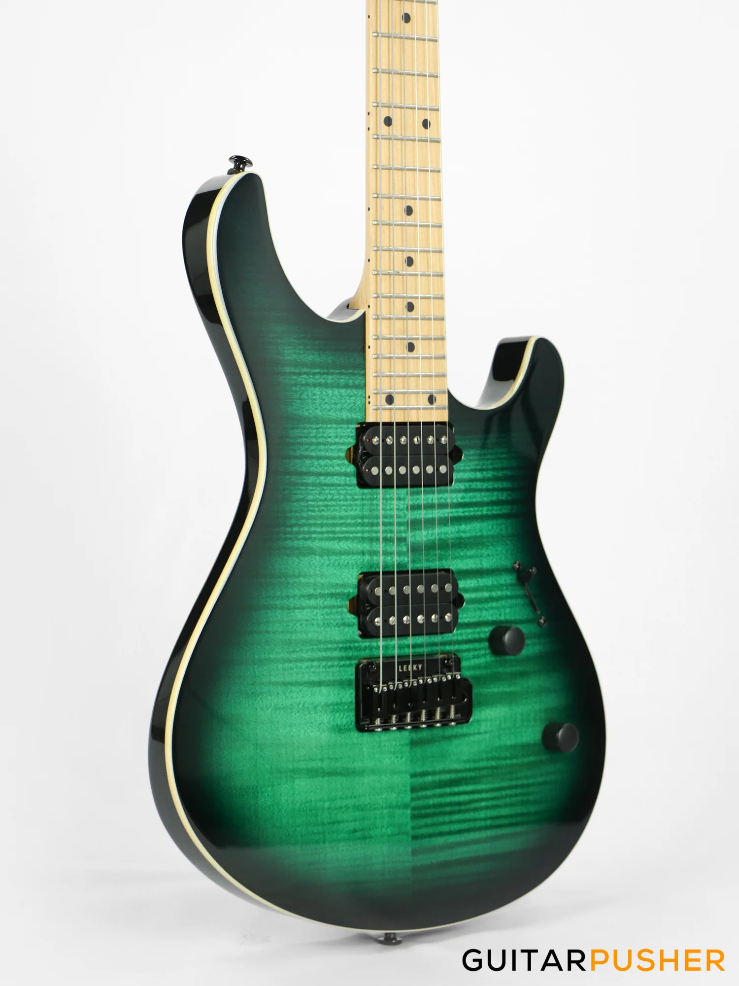 Leeky R-Series R15 S Style (Maple Fingerboard) - Greenburst - Image 3