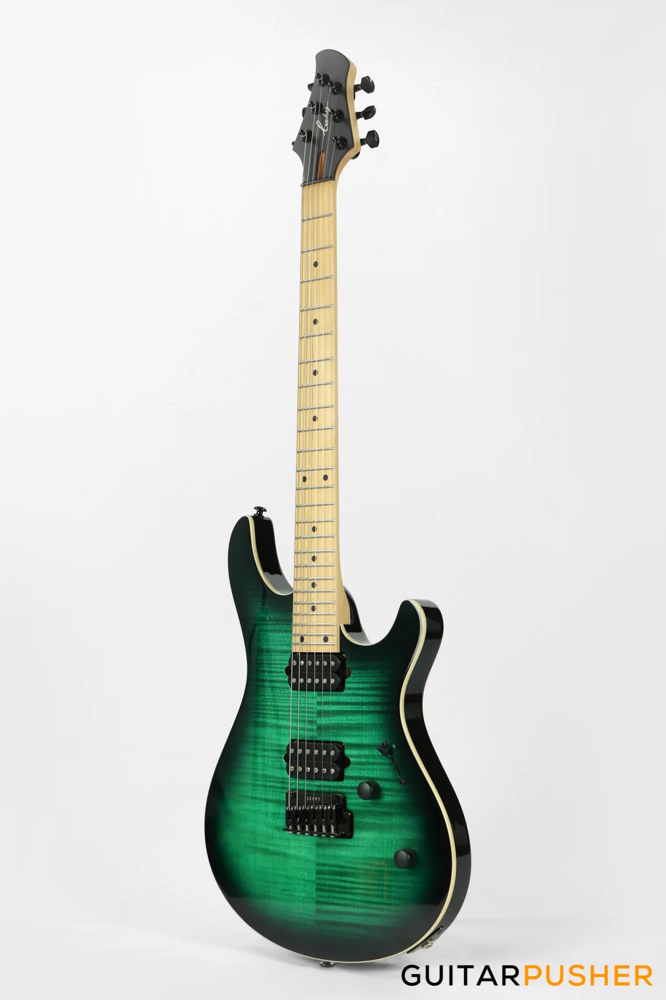Leeky R-Series R15 S Style (Maple Fingerboard) - Greenburst - Image 4