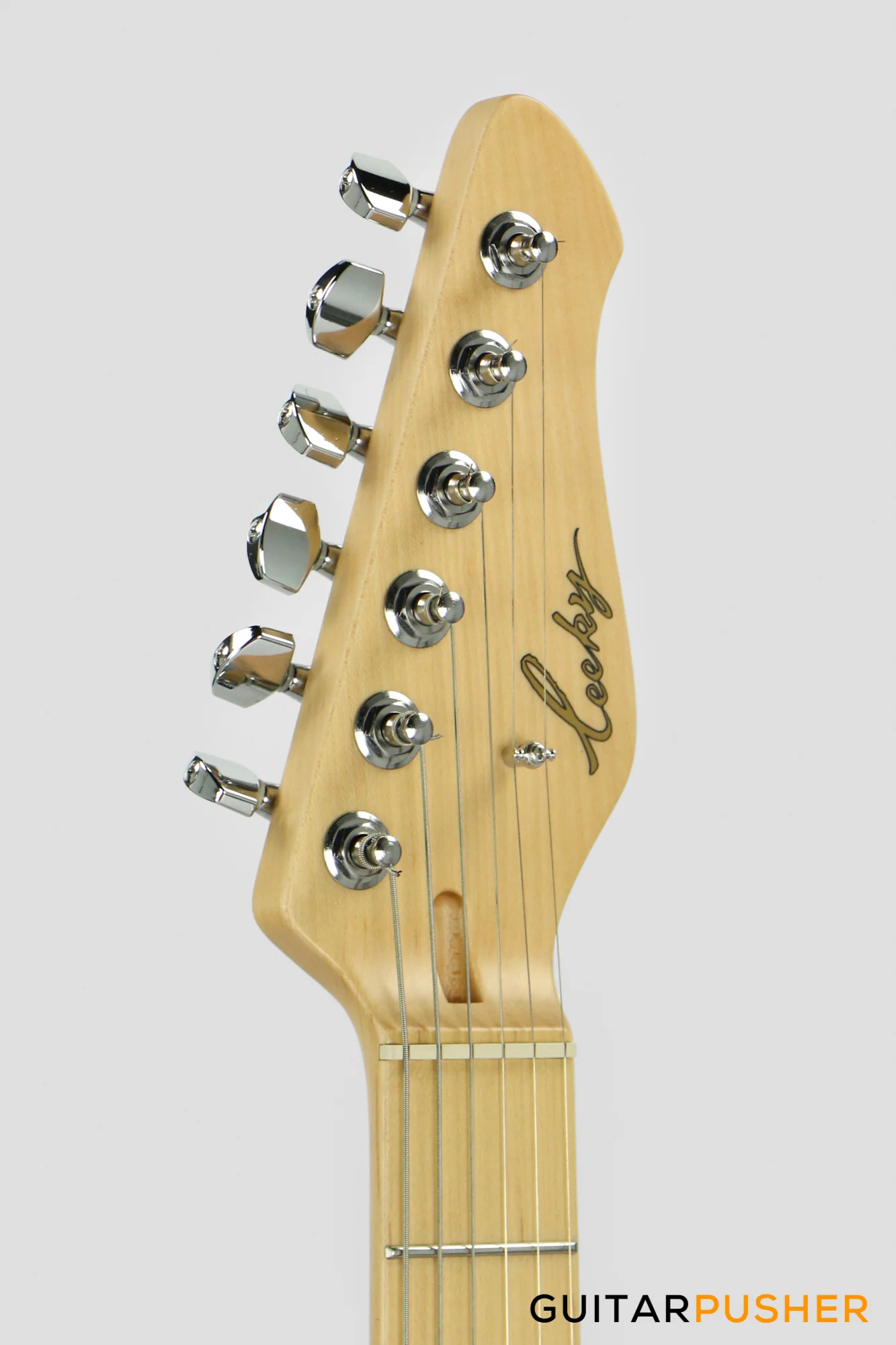 Leeky S-Series S15 S Style (Flamed Maple Top/Maple Fingerboard) - Fireburst Transblack - Image 6