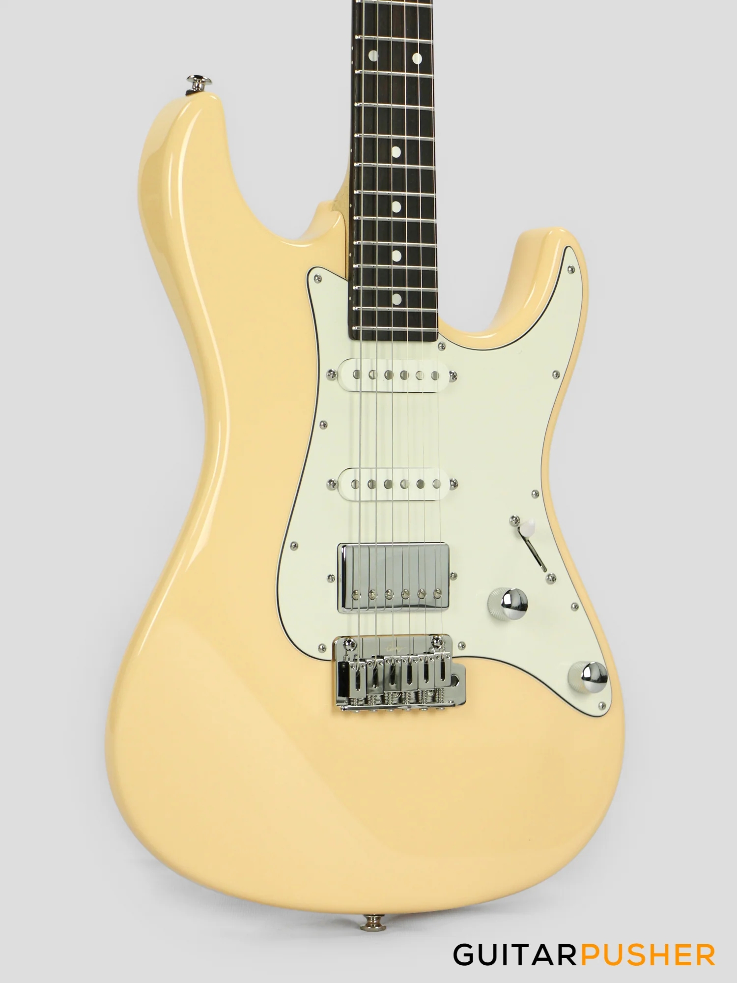 Leeky S-Series S20 S Style (Rosewood Fingerboard) - Vintage Yellow - Image 5