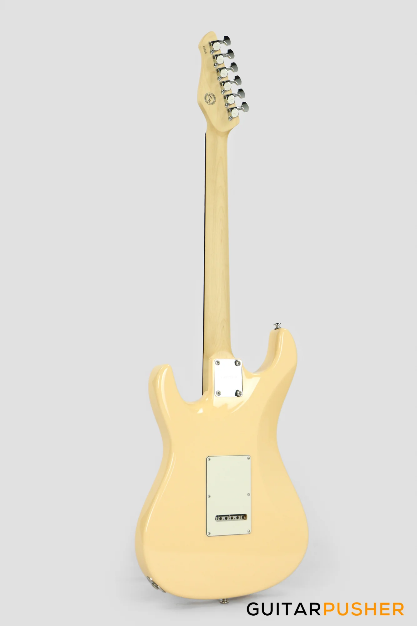 Leeky S-Series S20 S Style (Rosewood Fingerboard) - Vintage Yellow - Image 6