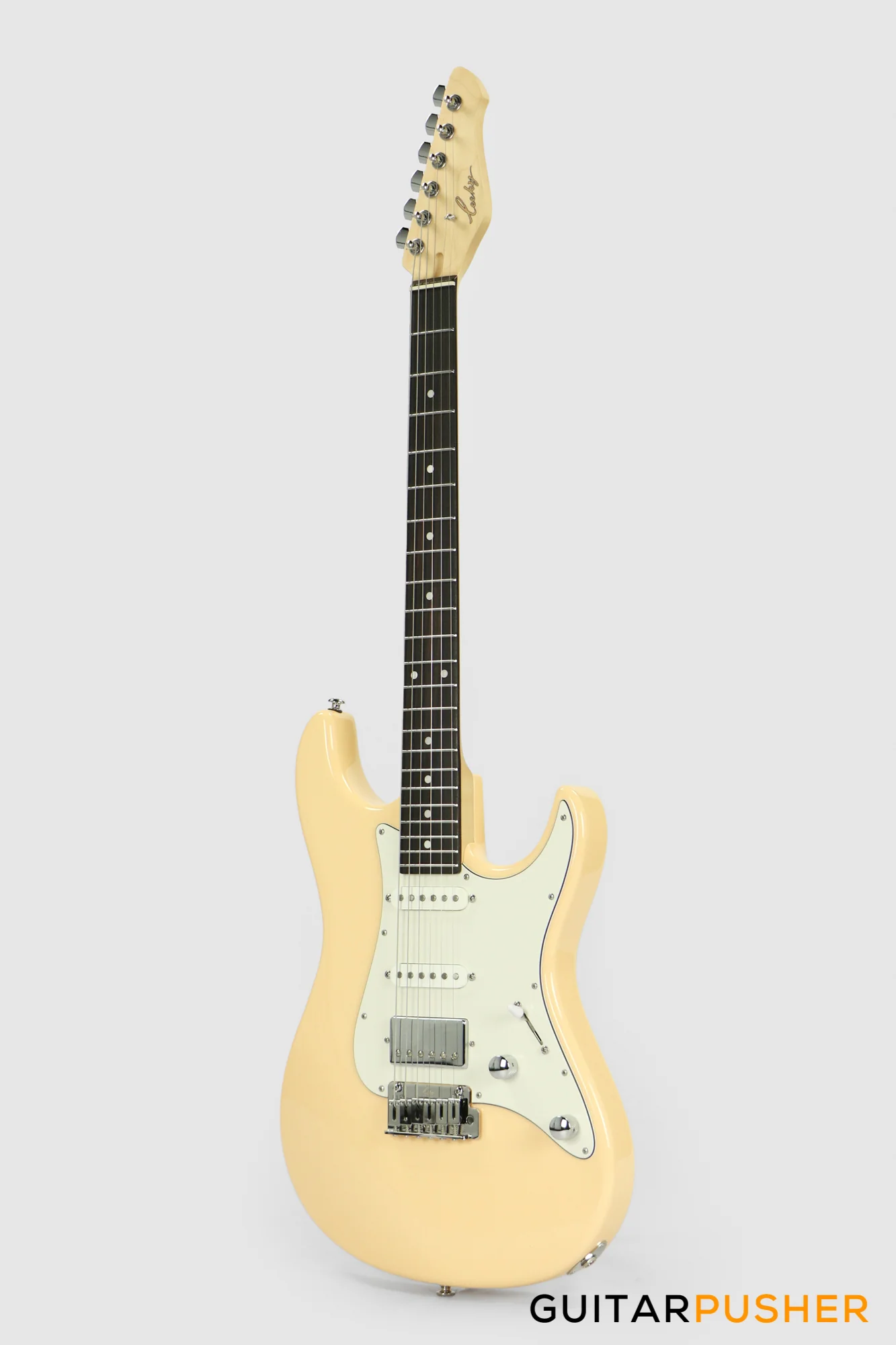 Leeky S-Series S20 S Style (Rosewood Fingerboard) - Vintage Yellow - Image 7