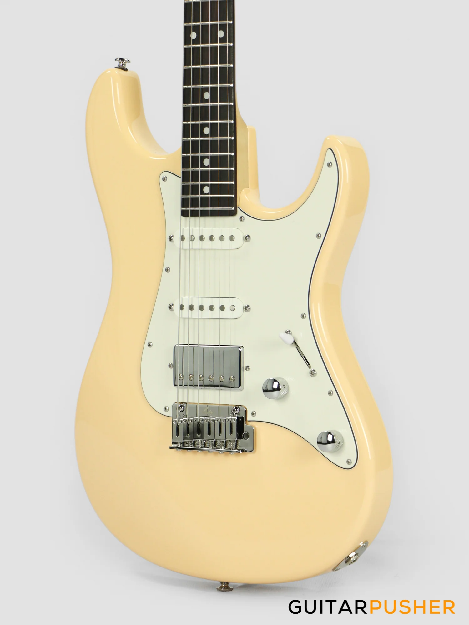 Leeky S-Series S20 S Style (Rosewood Fingerboard) - Vintage Yellow - Image 8