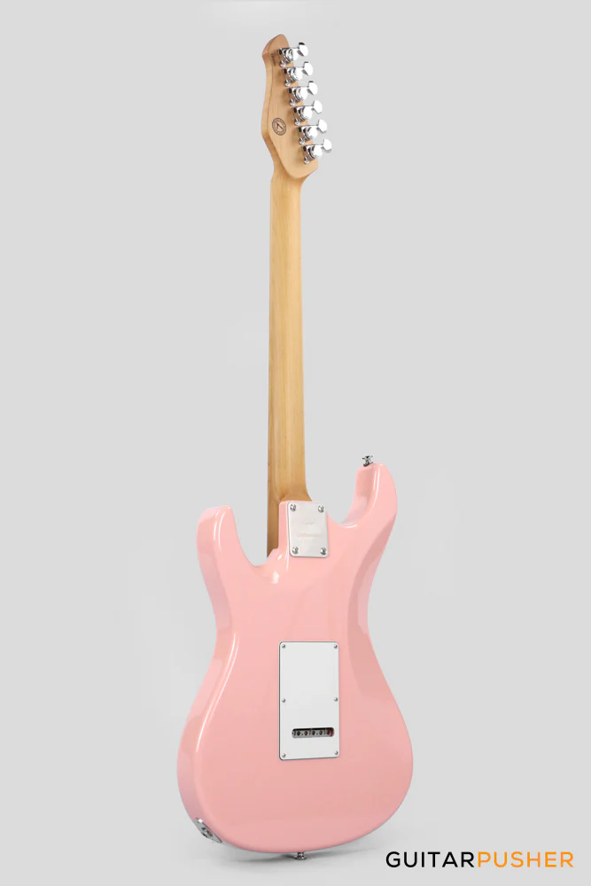 Leeky S-Series S30 Stratocaster (Roasted Maple Fingerboard) - Shell Pink - Image 10