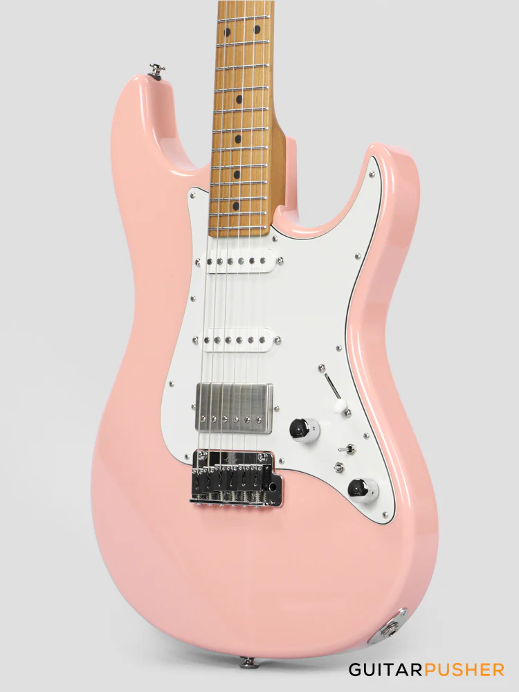 Leeky S-Series S30 Stratocaster (Roasted Maple Fingerboard) - Shell Pink - Image 4