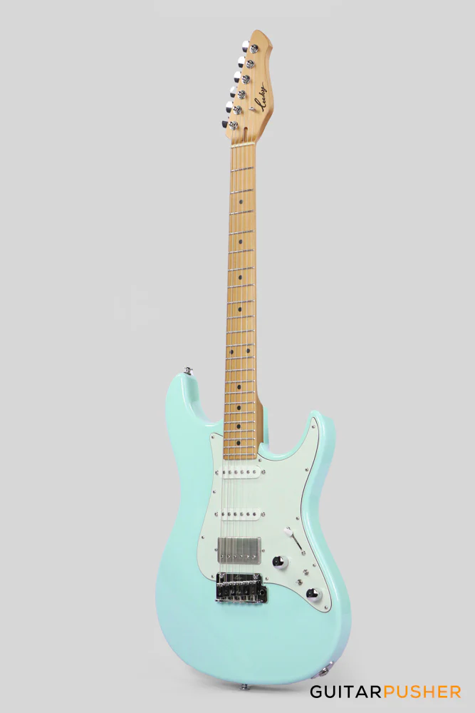 Leeky S-Series S30 Stratocaster (Roasted Maple Fingerboard) - Sonic Blue - Image 6