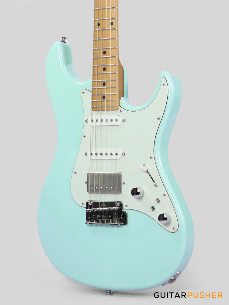 Leeky S-Series S30 Stratocaster (Roasted Maple Fingerboard) - Sonic Blue - Image 7