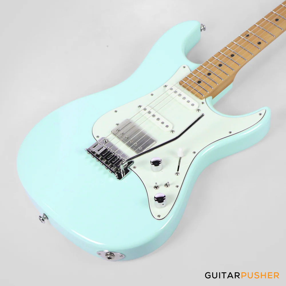 Leeky S-Series S30 Stratocaster (Roasted Maple Fingerboard) - Sonic Blue - Image 8