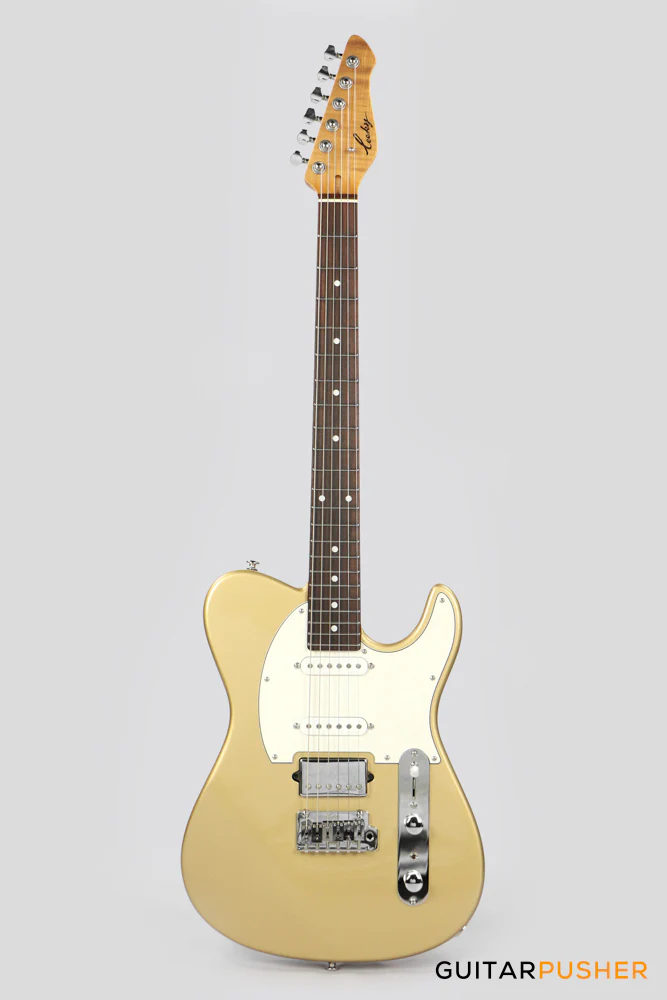 Leeky T-Series T31 Telecaster (Rosewood Fingerboard) - Gold - Image 11