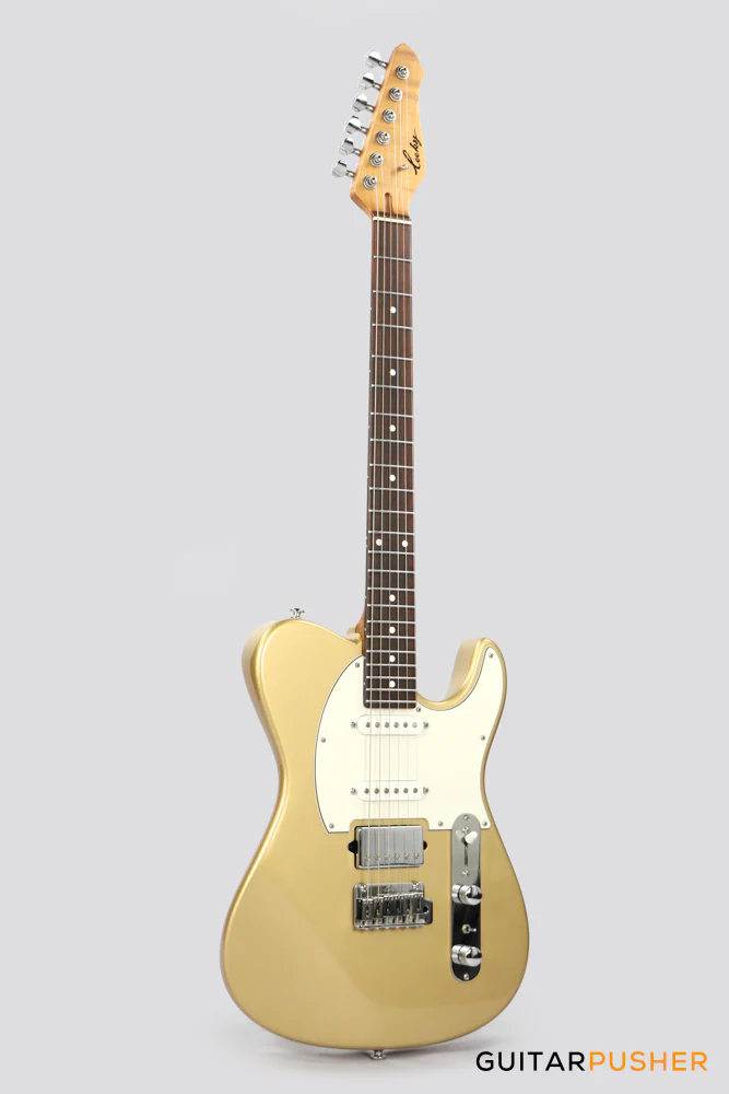 Leeky T-Series T31 Telecaster (Rosewood Fingerboard) - Gold - Image 2