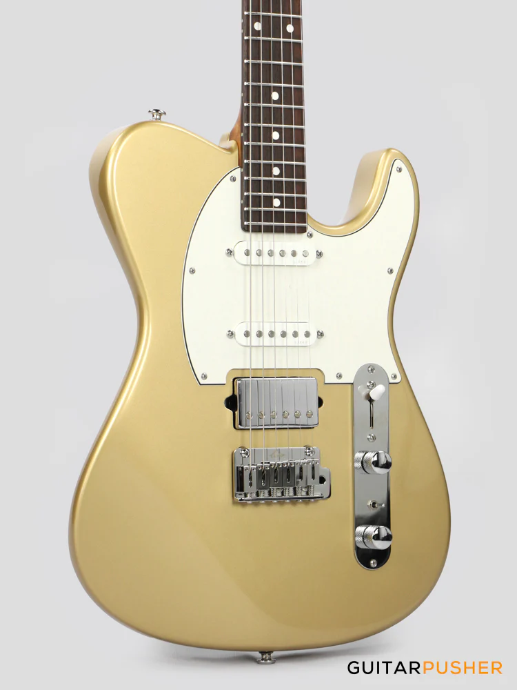 Leeky T-Series T31 Telecaster (Rosewood Fingerboard) - Gold - Image 3