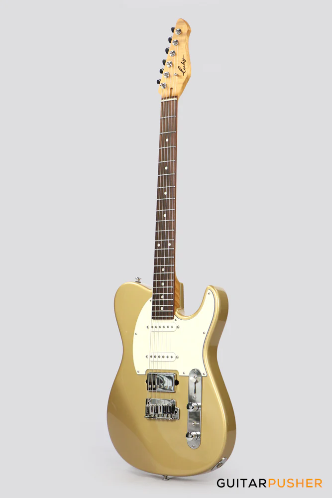 Leeky T-Series T31 Telecaster (Rosewood Fingerboard) - Gold - Image 6