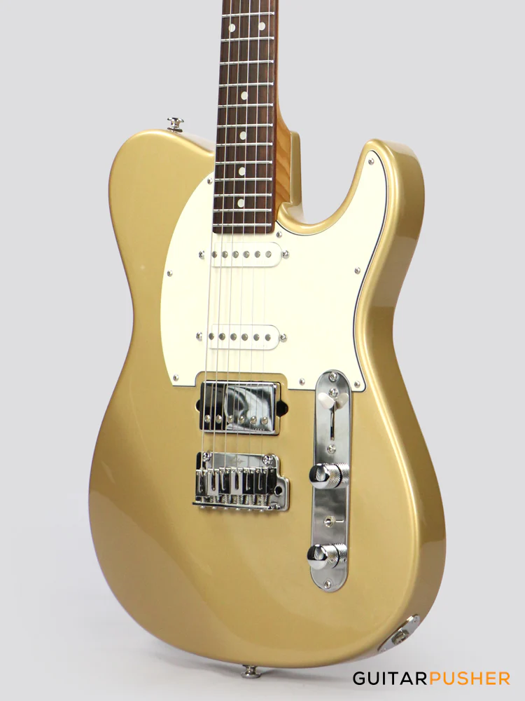 Leeky T-Series T31 Telecaster (Rosewood Fingerboard) - Gold - Image 7