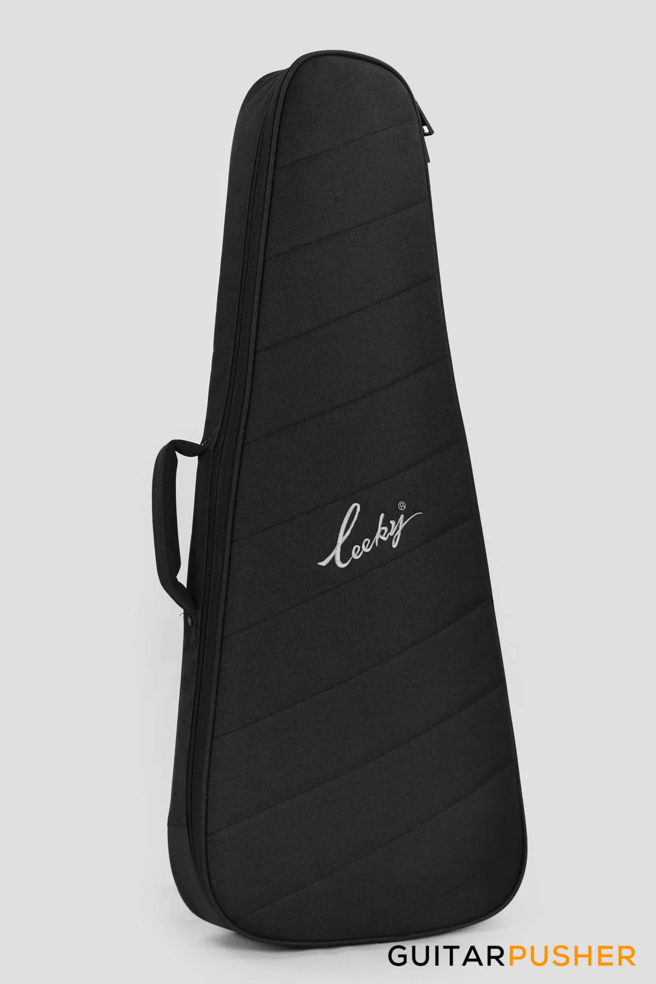 Leeky X-Series X10 Headless Electric Guitar Basswood Body Maple Neck - Pearl White - Image 11