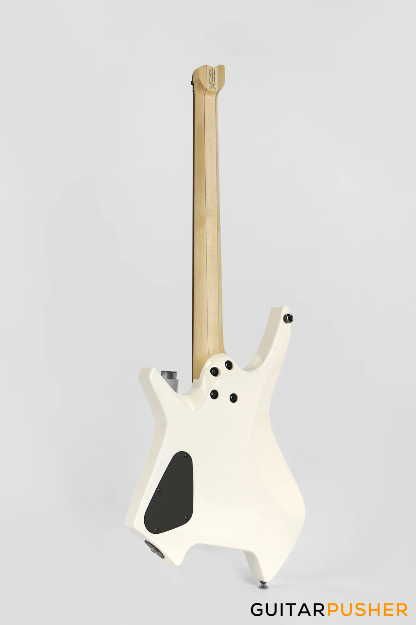 Leeky X-Series X10 Headless Electric Guitar - Pearl White - Image 7