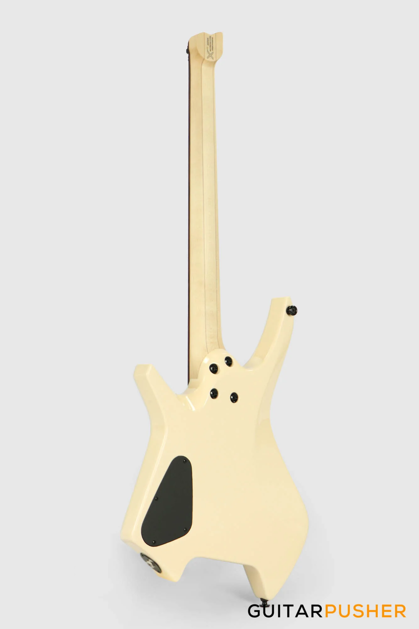 Leeky X-Series X15 Headless Electric Guitar Roasted Basswood Body Maple Top Maple Neck Rosewood Fingerboard - Green Burst - Image 5