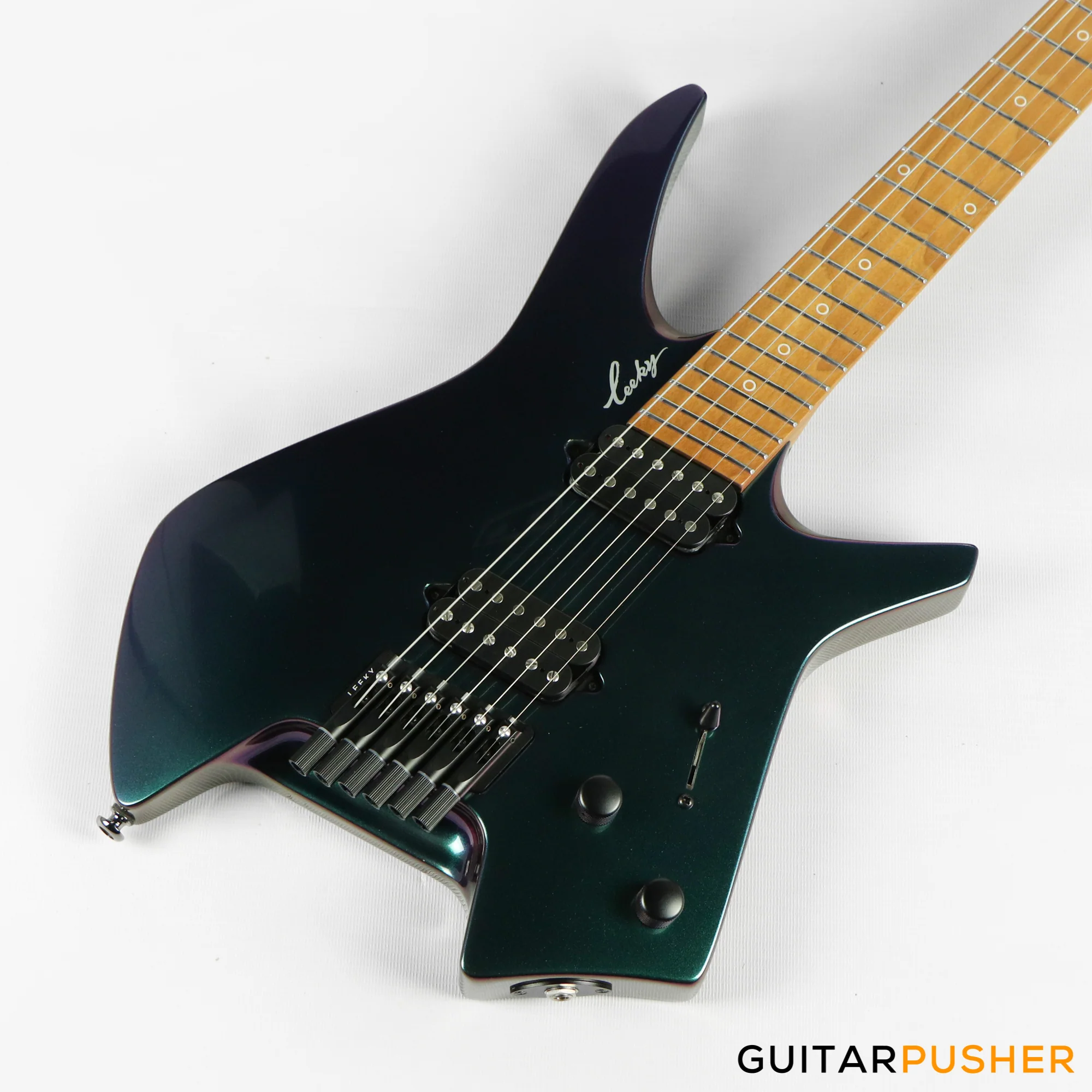 Leeky X-Series X20 Headless Electric Guitar - Chameleon - Image 10