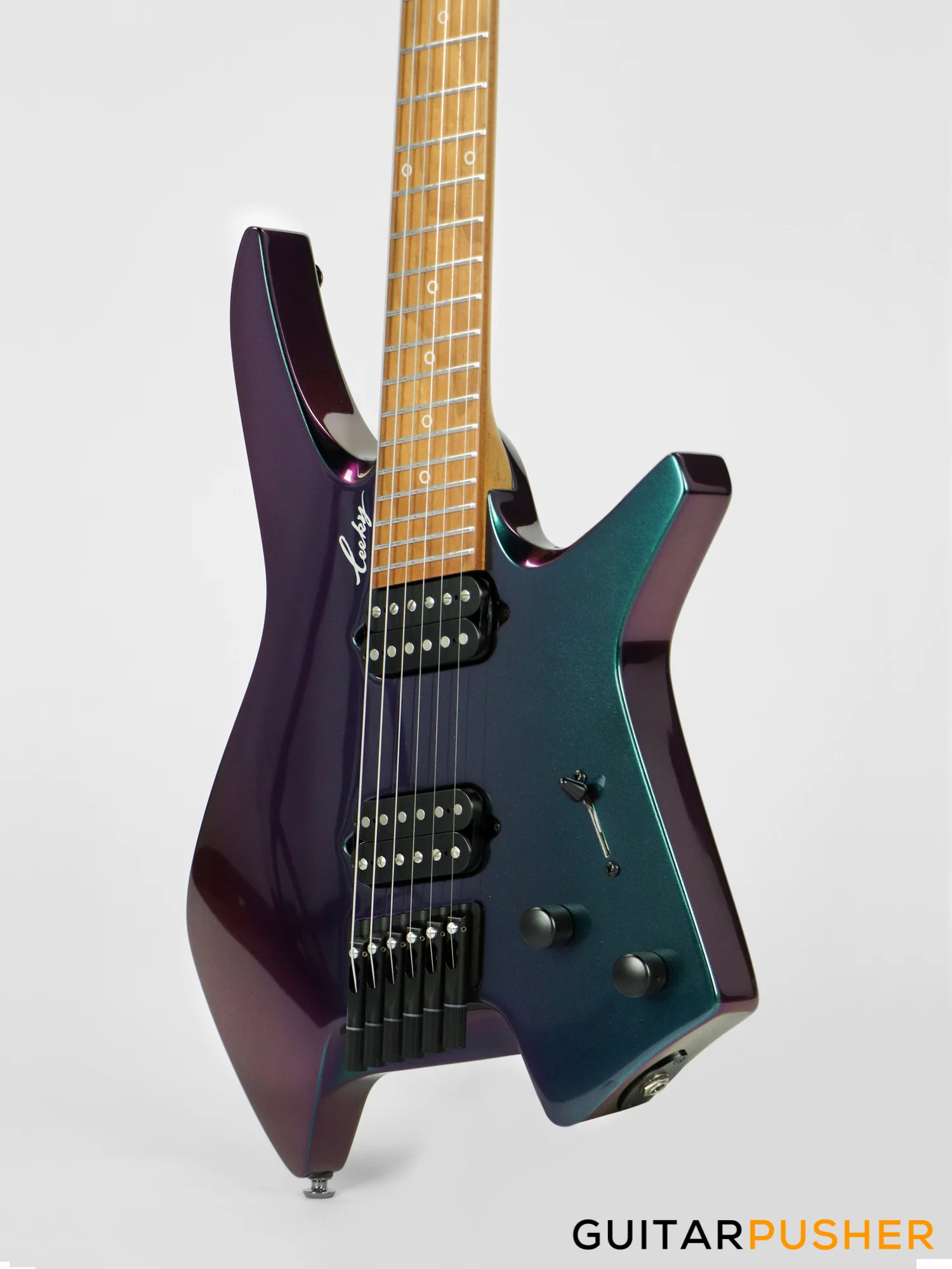 Leeky X-Series X20 Headless Electric Guitar - Chameleon - Image 2