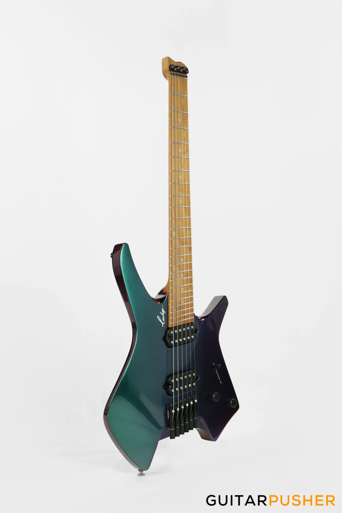 Leeky X-Series X20 Headless Electric Guitar - Chameleon - Image 4