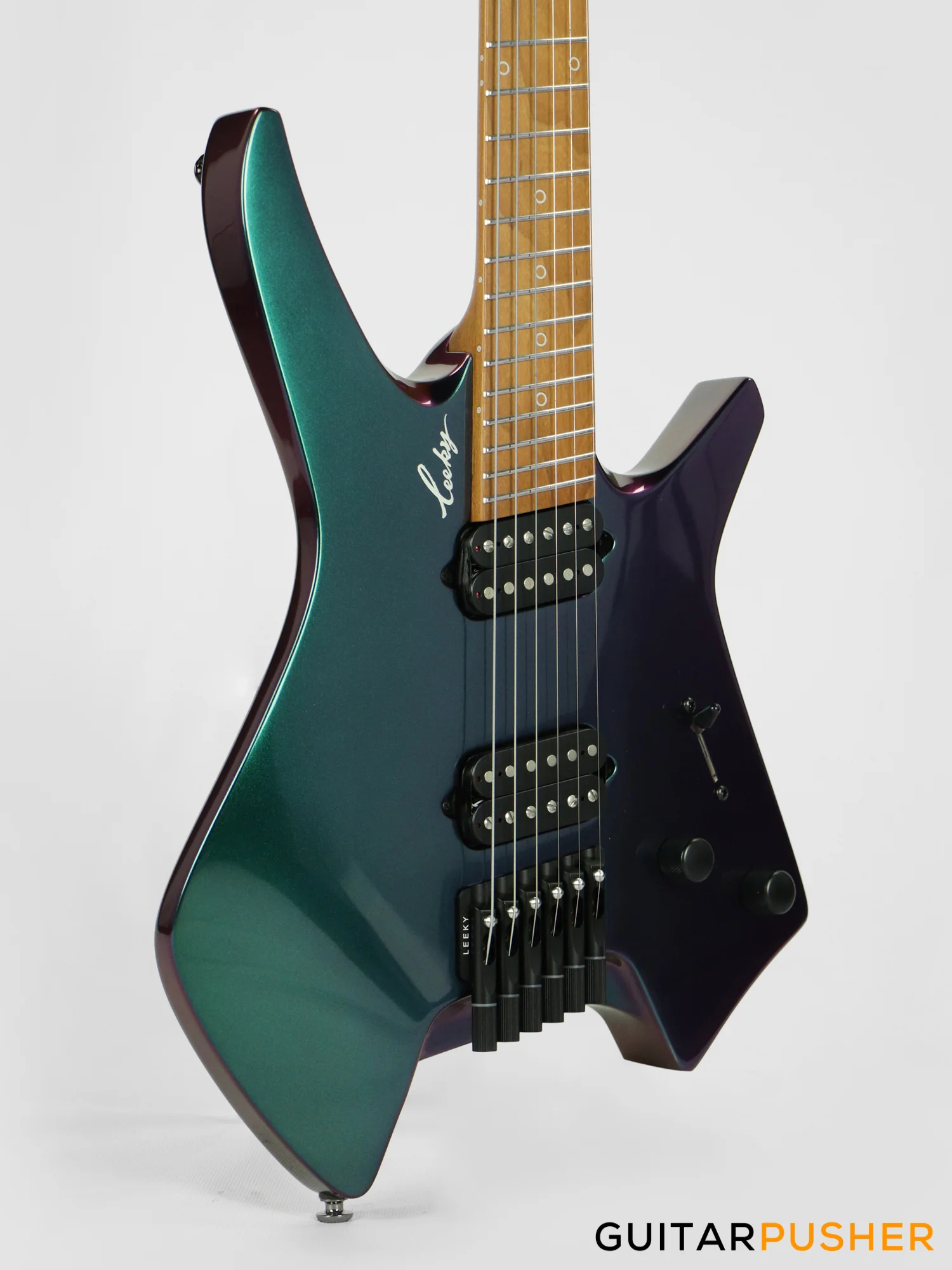Leeky X-Series X20 Headless Electric Guitar - Chameleon - Image 5