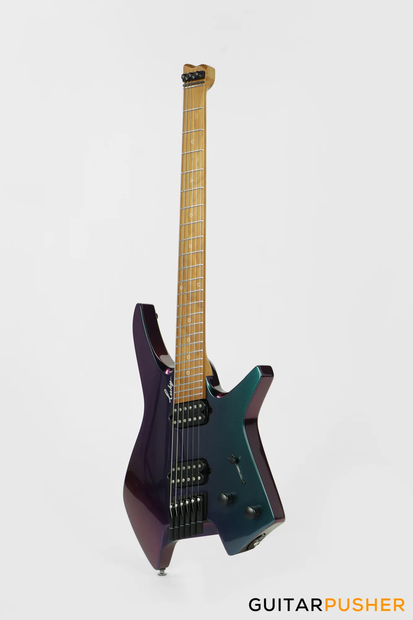 Leeky X-Series X20 Headless Electric Guitar - Chameleon - Image 6