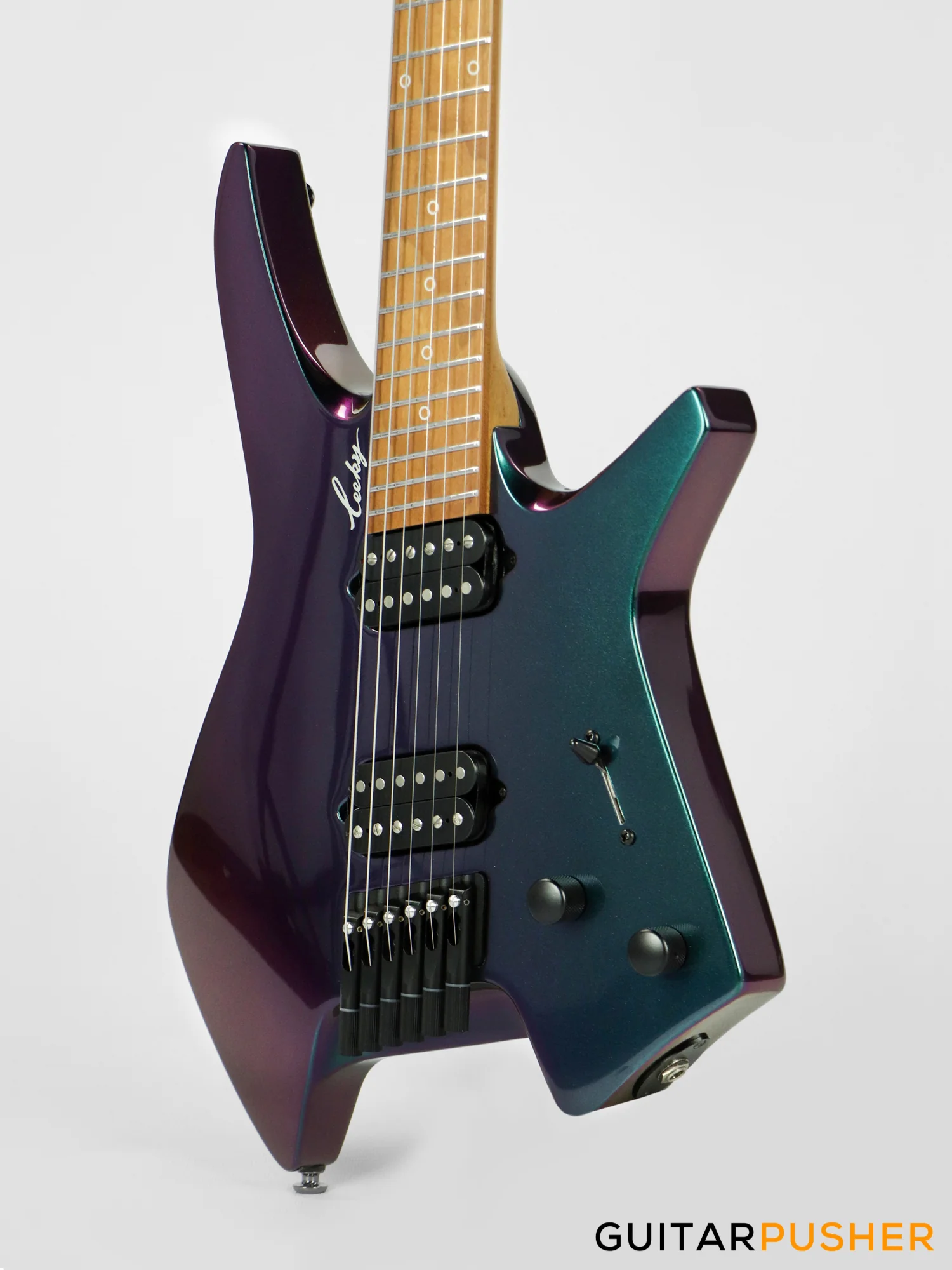 Leeky X-Series X20 Headless Electric Guitar - Chameleon - Image 7