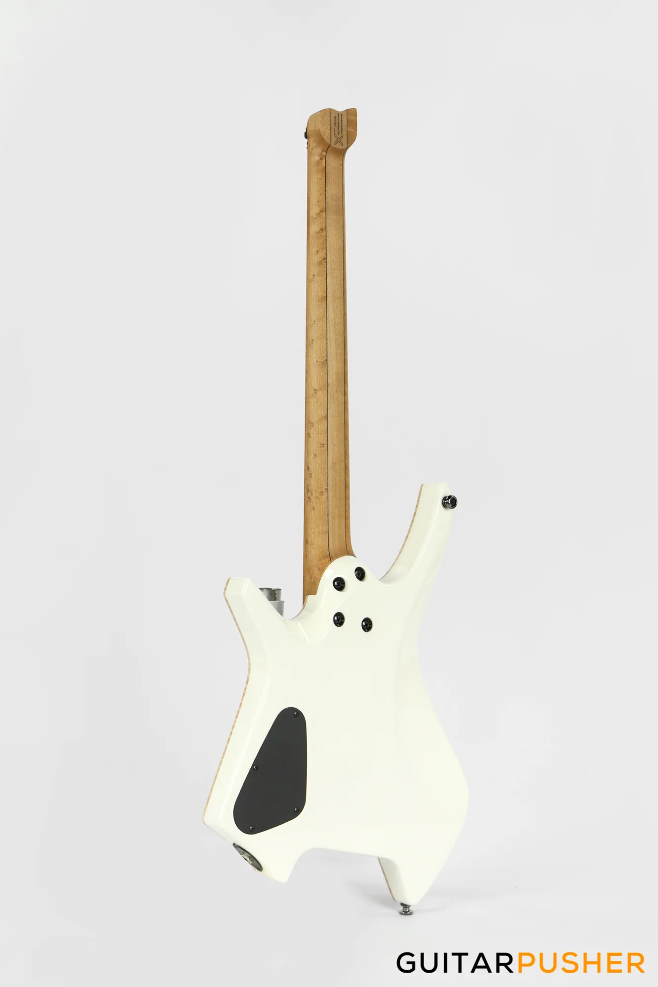 Leeky X-Series X25 Headless Electric Guitar - Pink Burst - Image 6
