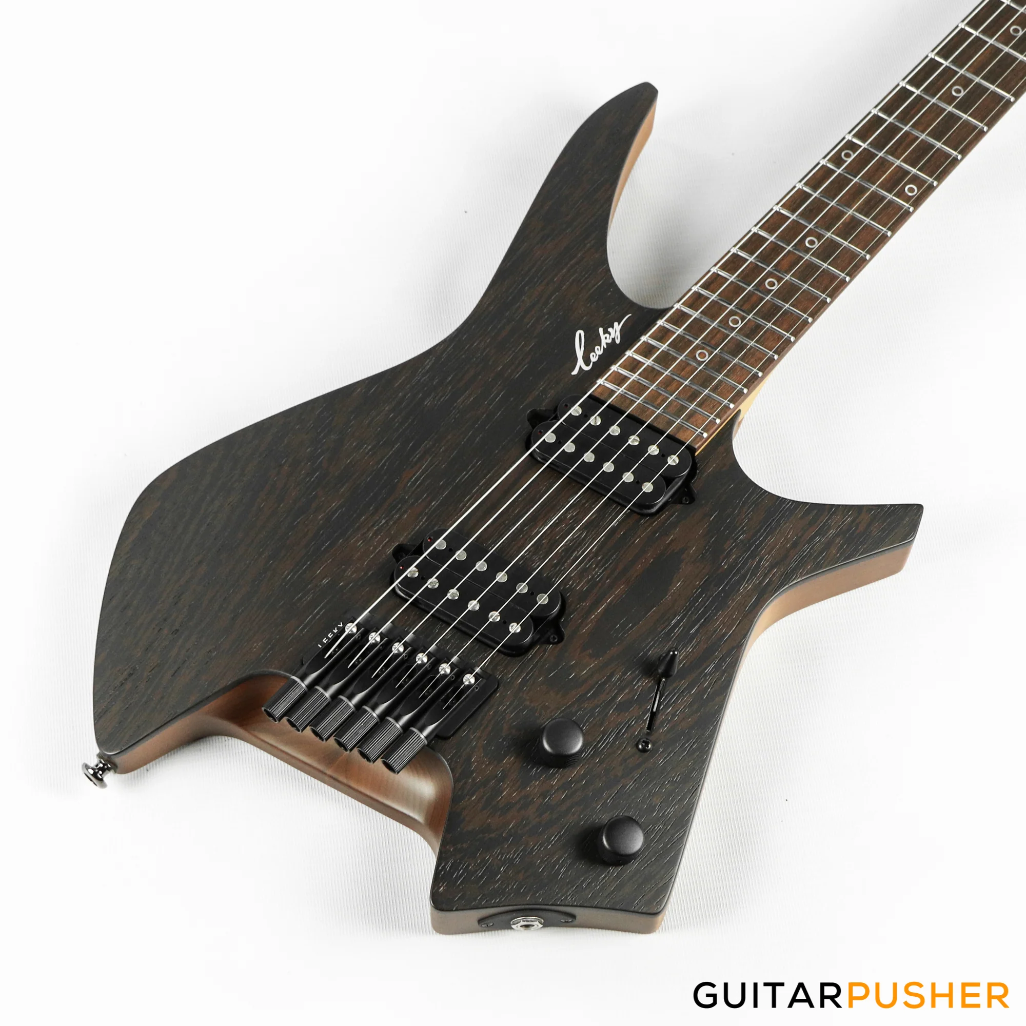 Leeky X-Series X26 Headless Electric Guitar - Wenge - Image 5