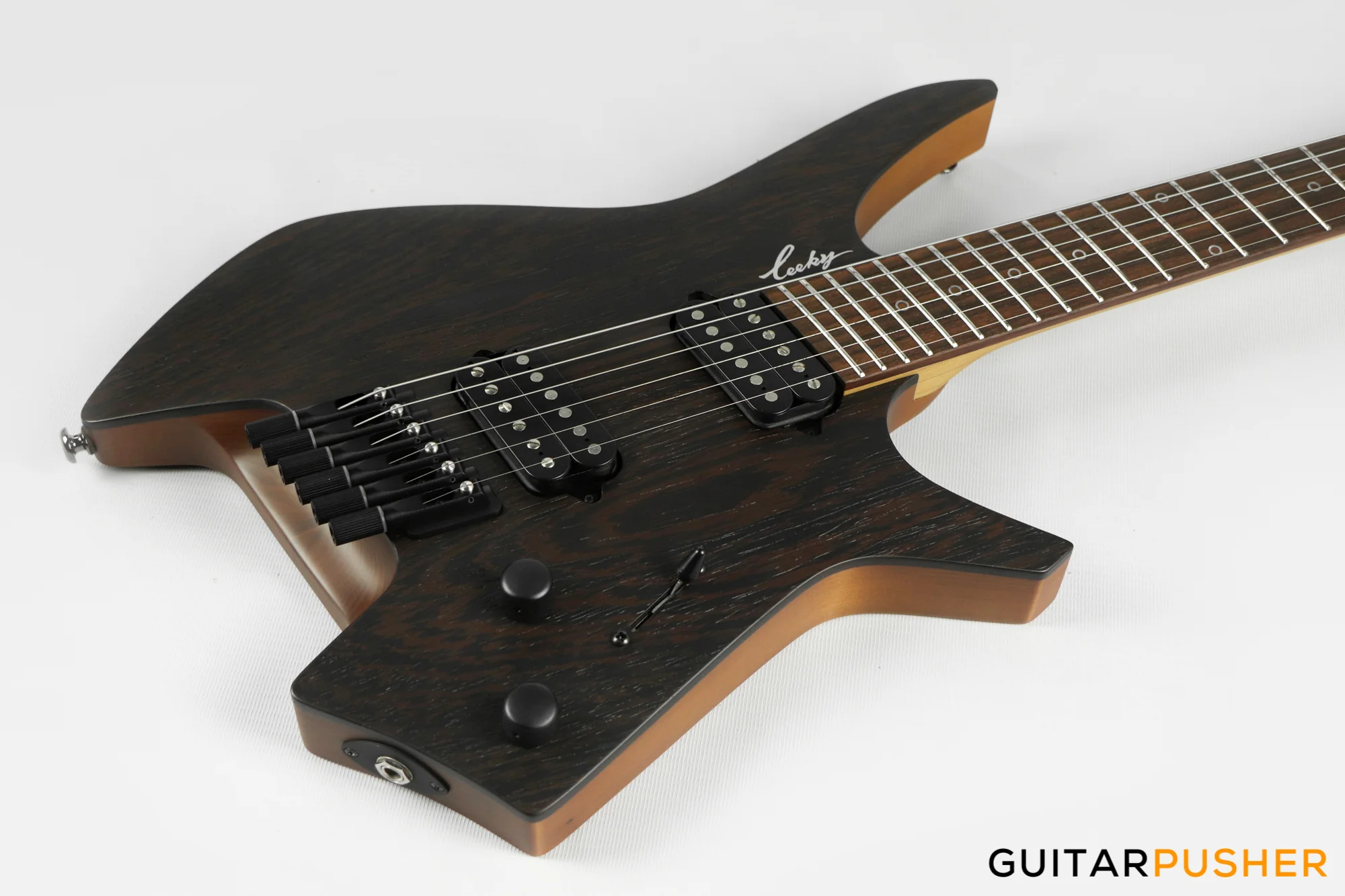 Leeky X-Series X26 Headless Electric Guitar - Wenge - Image 6
