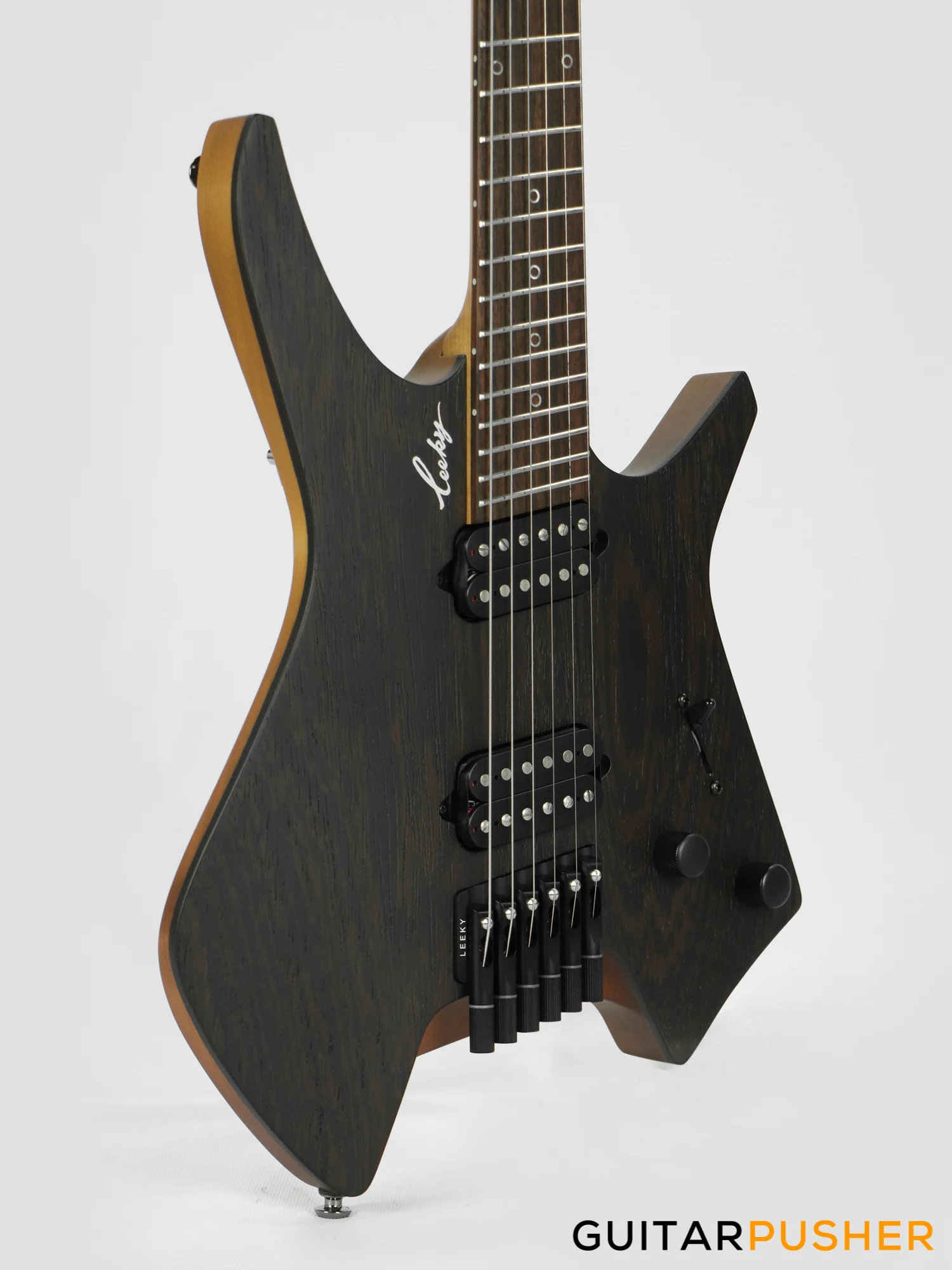 Leeky X-Series X26 Headless Electric Guitar - Wenge - Image 7