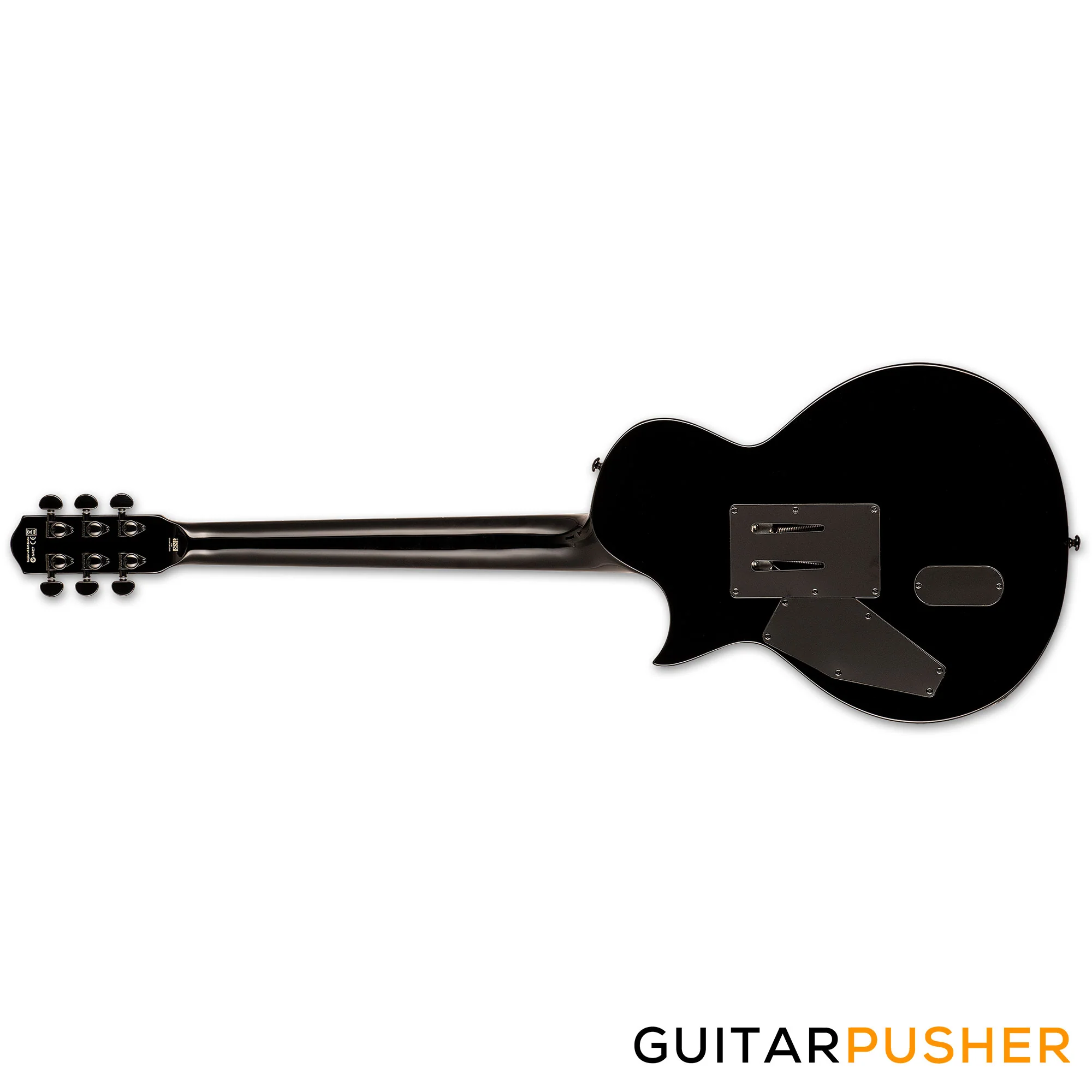 LTD 30th Anniversary KH-3 Kirk Hammet Signature Singlecut Electric Guitar w/ EMG Bone Breaker Humbucker Pickups & Floyd Rose 1000 - Black w/ Spider Graphic - Image 3