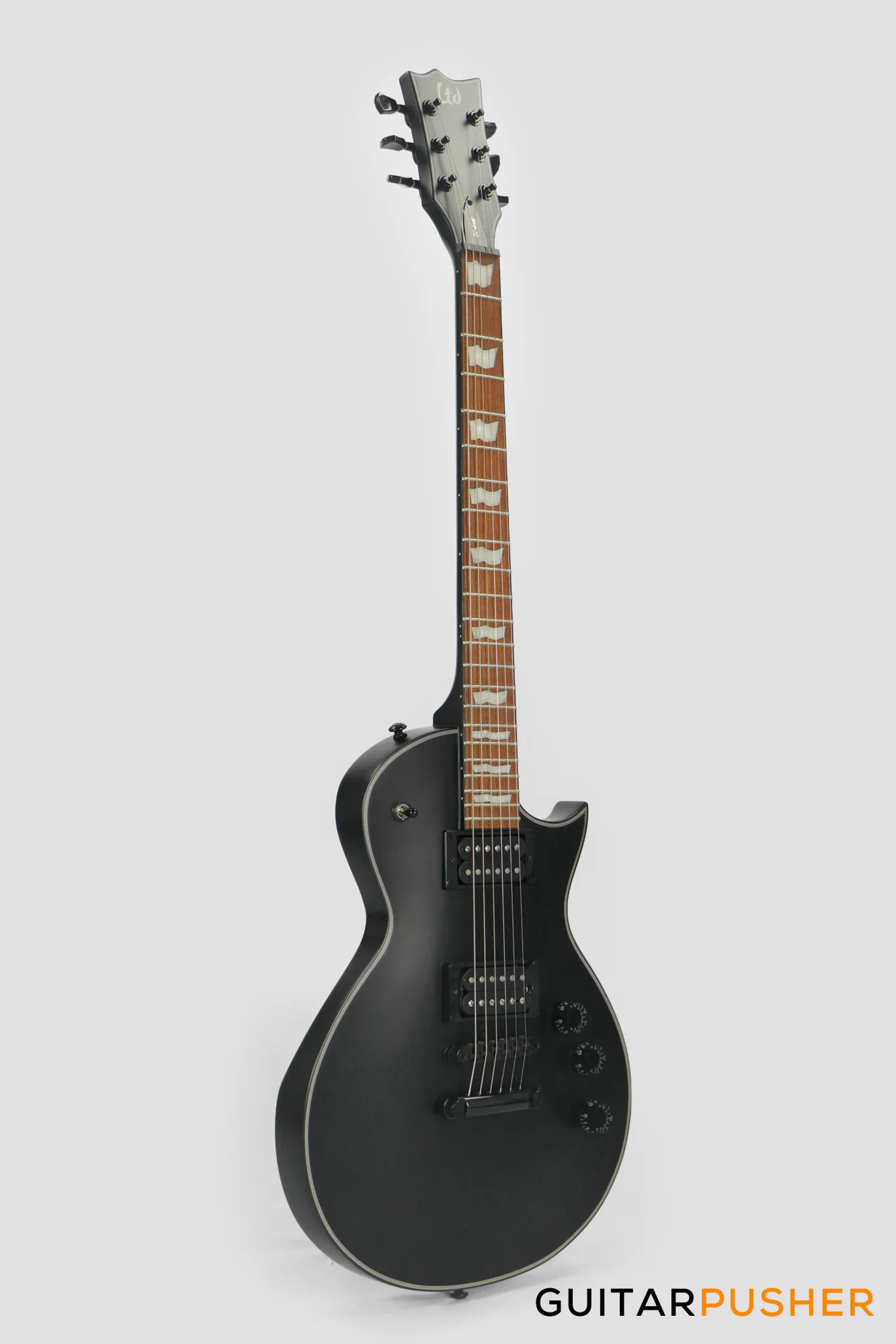 LTD EC-256 Singlecut Electric Guitar - Black Satin - Image 3