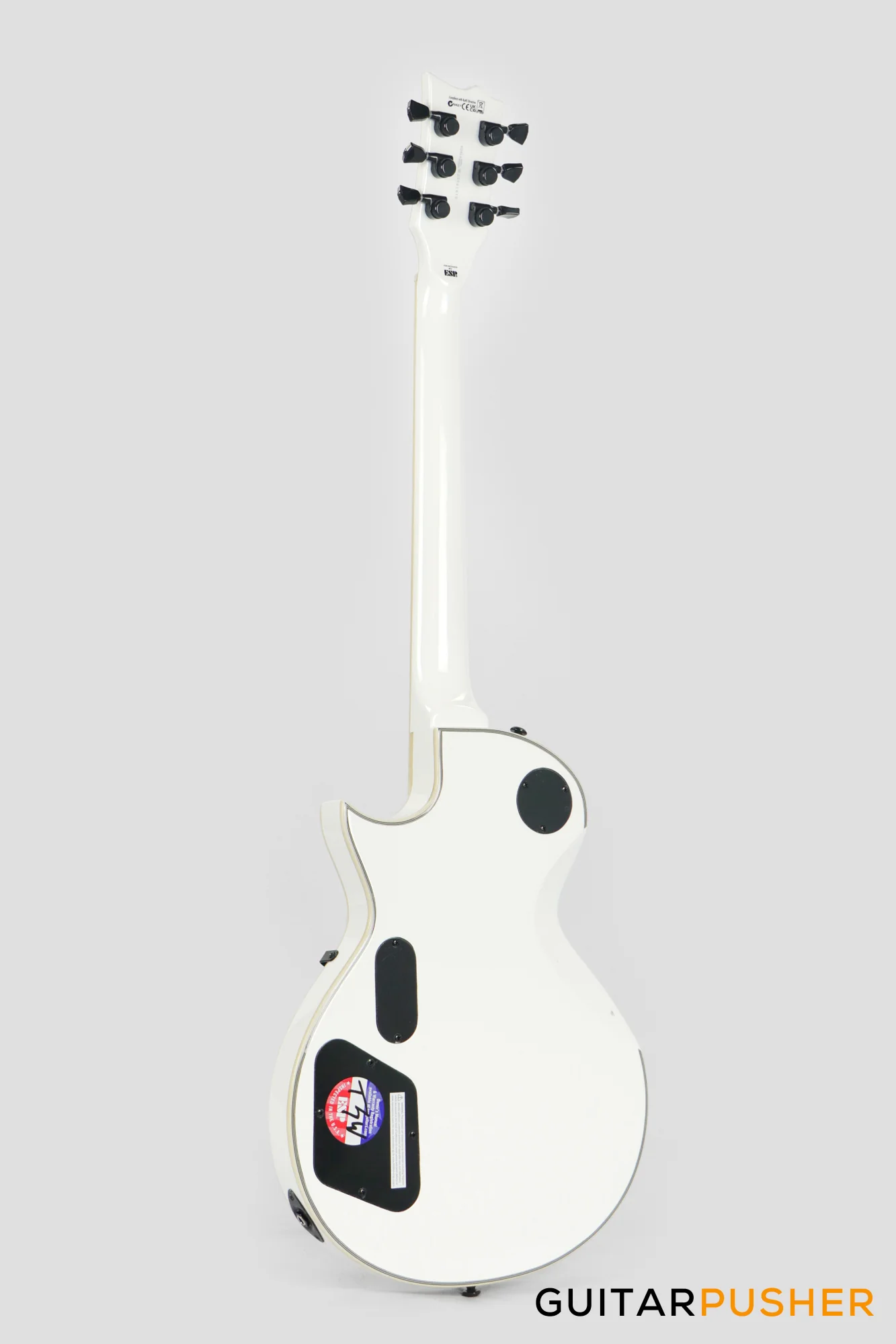 LTD James Hetfield Signature Signature Iron Cross Singlecut Electric Guitar w/ EMG JH Humbucker Pickups - Snow White - Image 11