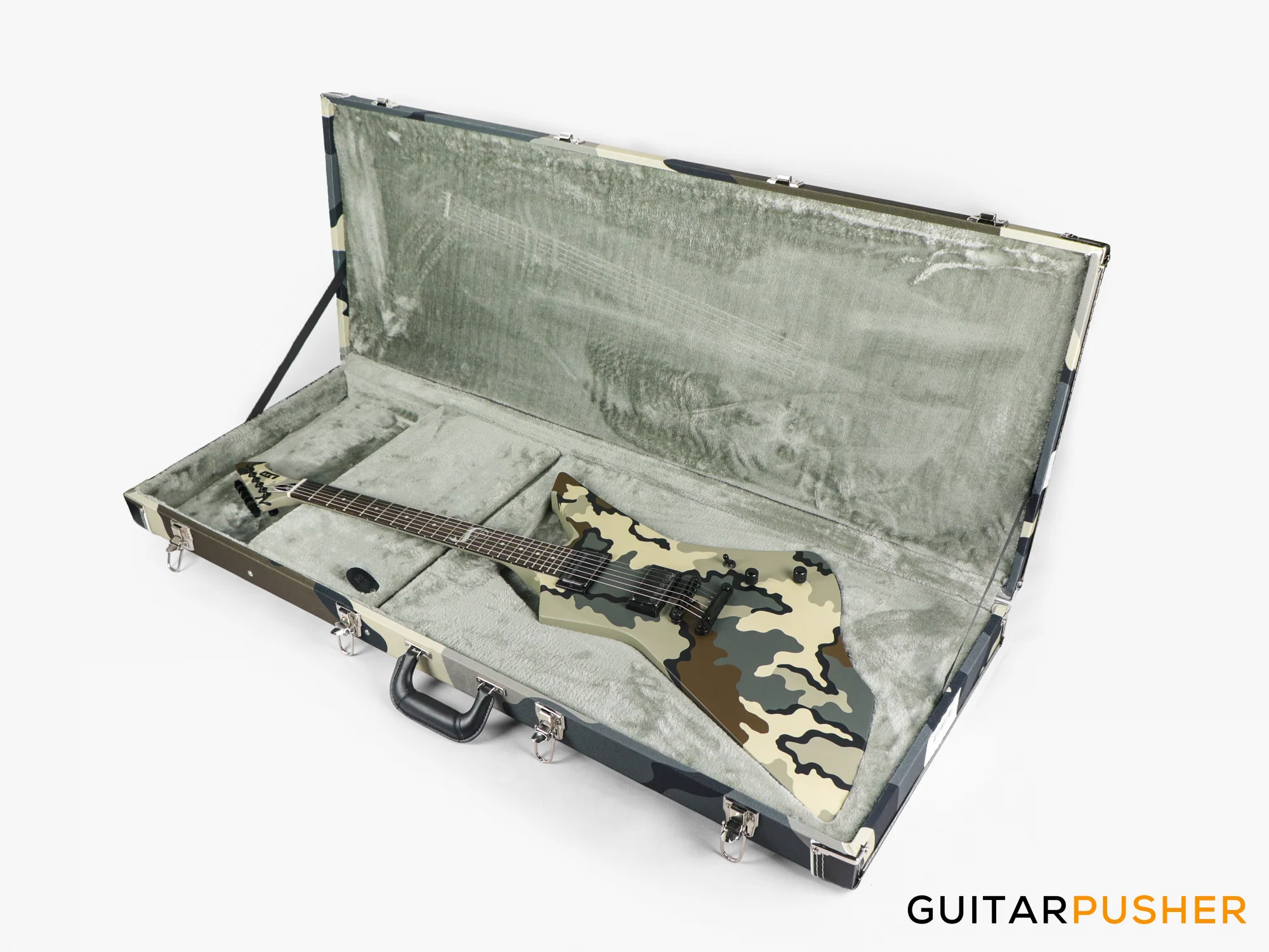 LTD James Hetfield Signature Snakebyte Camo Electric Guitar - Kuiu Camo Satin - Image 12