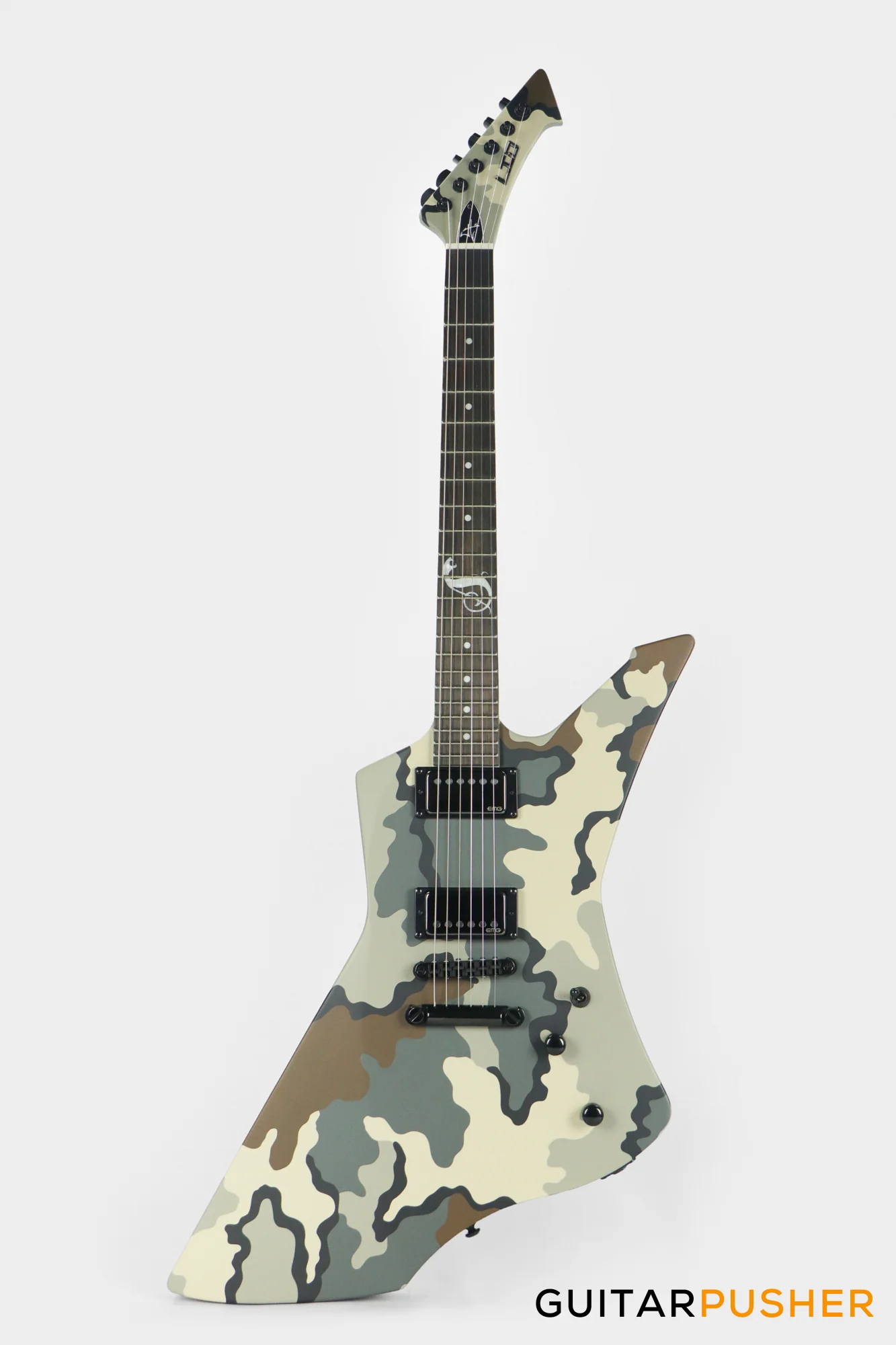 LTD James Hetfield Signature Snakebyte Camo Electric Guitar - Kuiu Camo Satin - Image 2