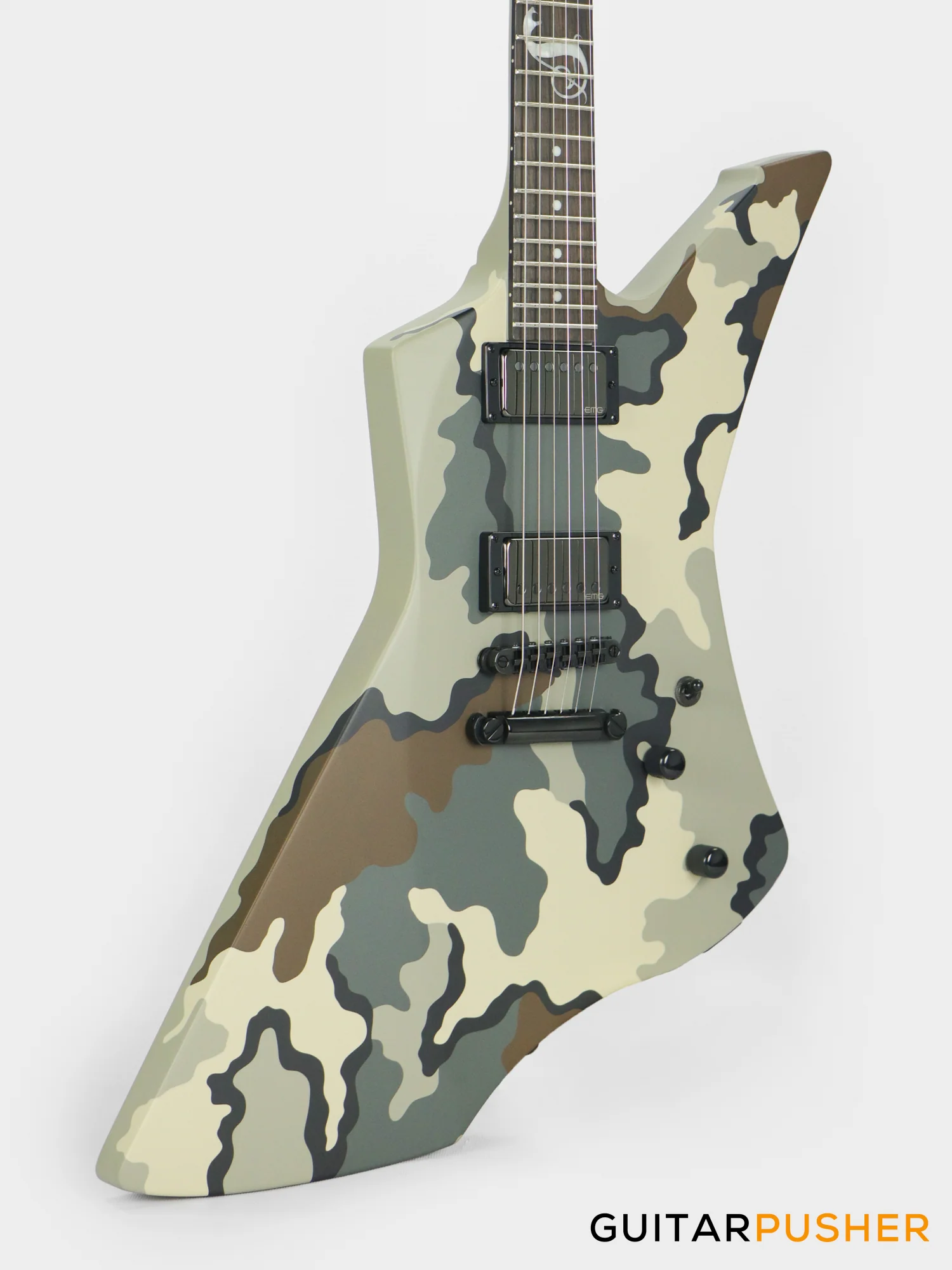 LTD James Hetfield Signature Snakebyte Camo Electric Guitar - Kuiu Camo Satin - Image 4