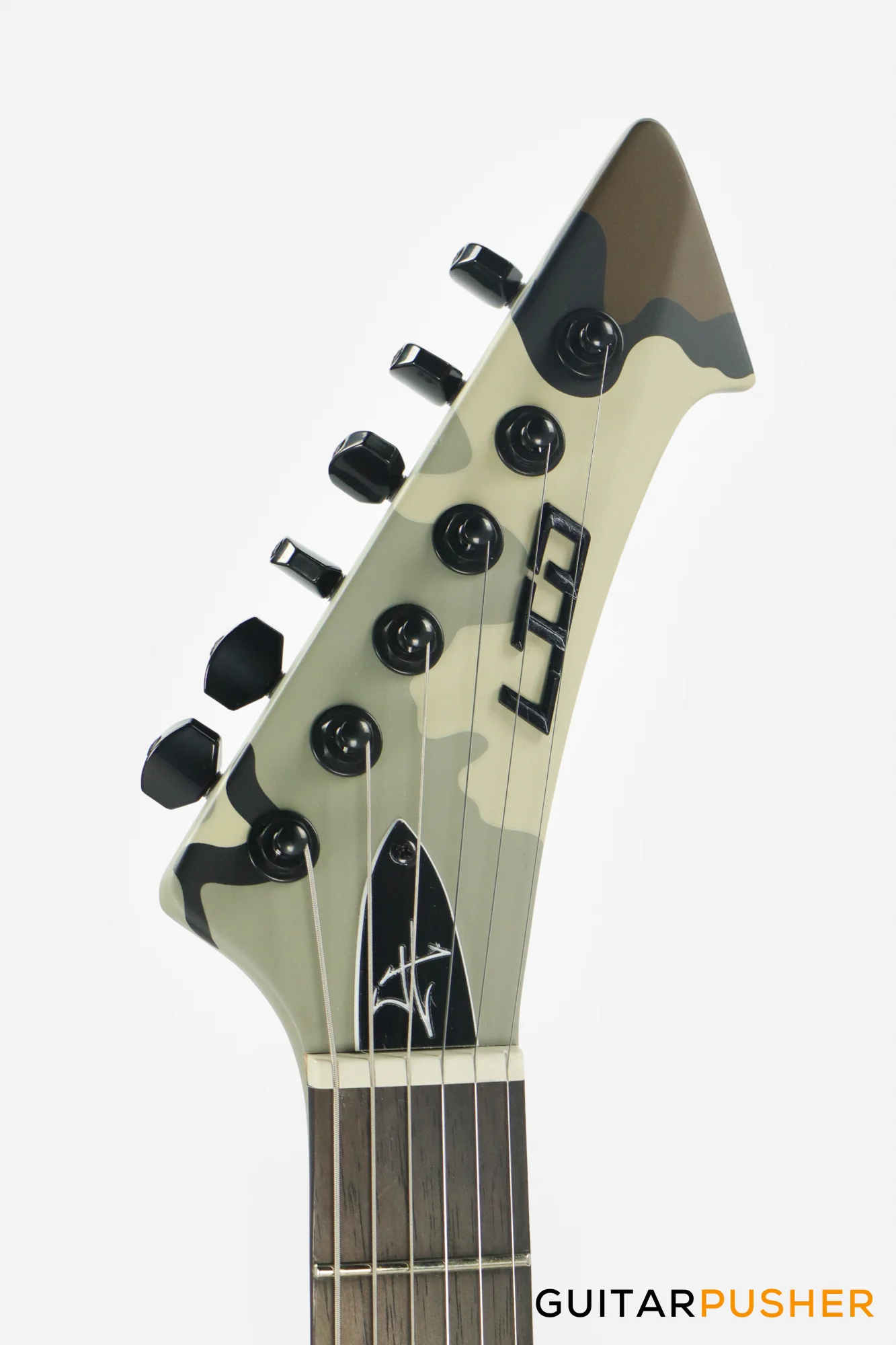 LTD James Hetfield Signature Snakebyte Camo Electric Guitar - Kuiu Camo Satin - Image 5
