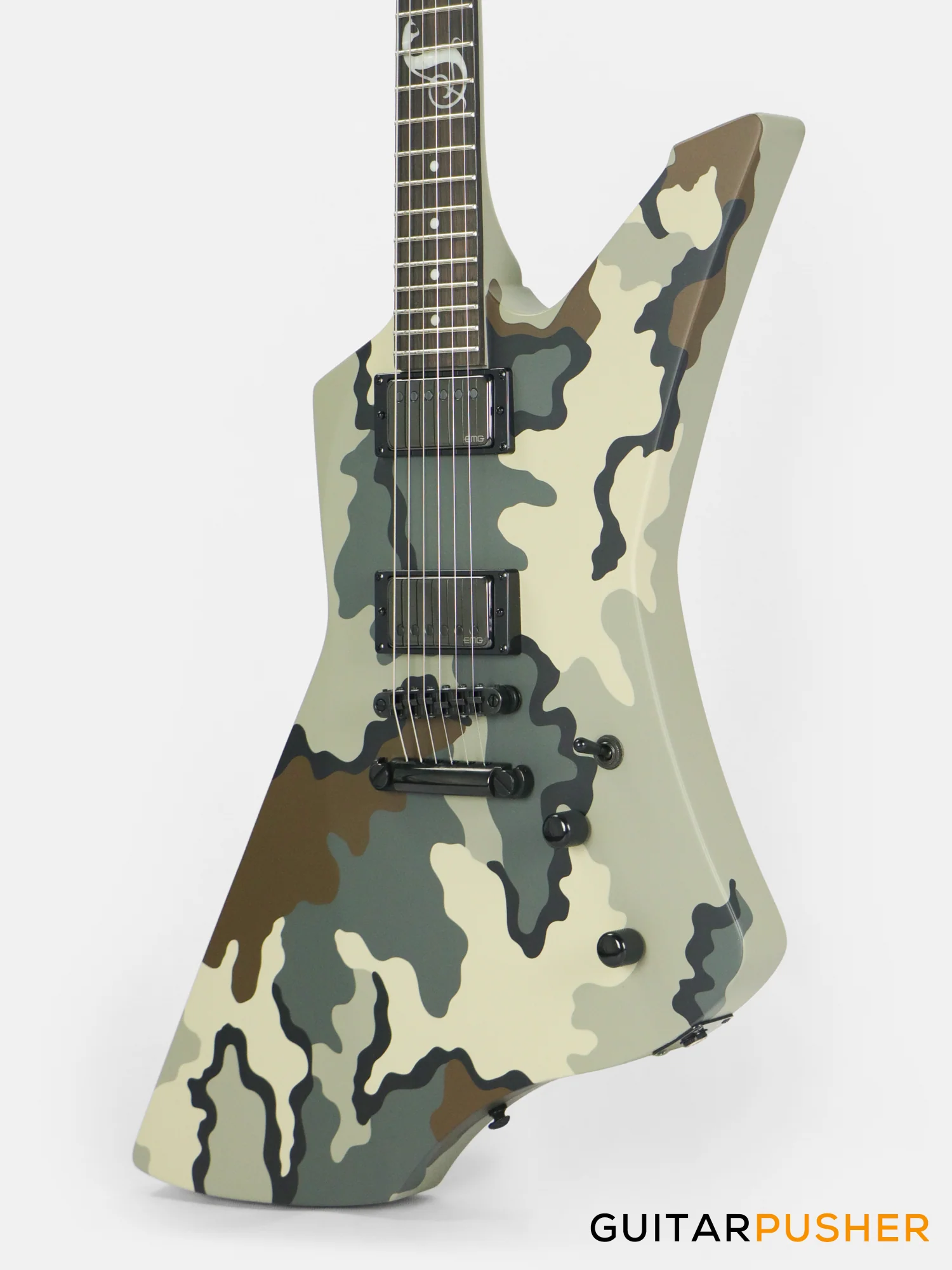 LTD James Hetfield Signature Snakebyte Camo Electric Guitar - Kuiu Camo Satin - Image 8