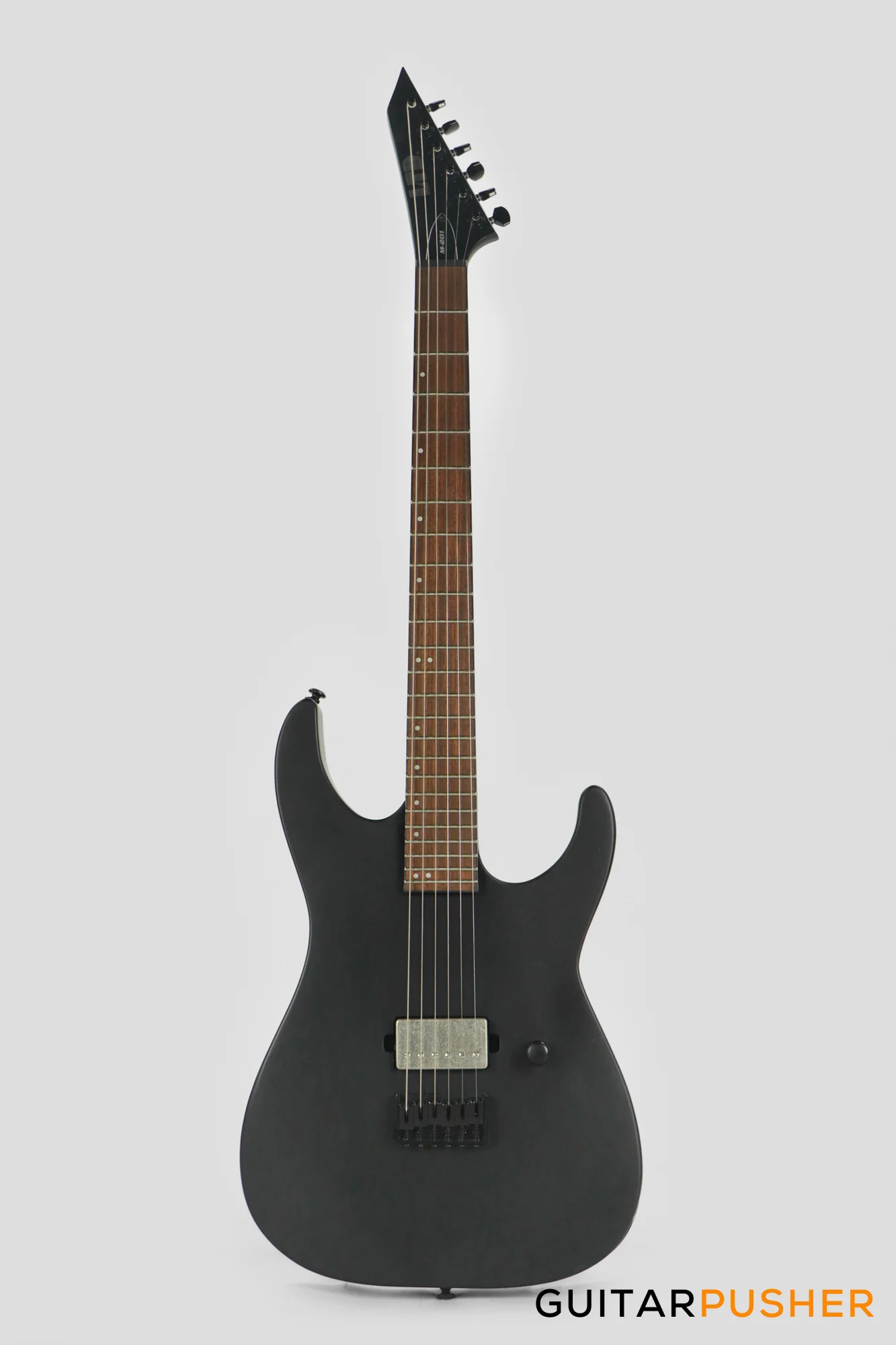 LTD M-201HT Modern Electric Guitar - Black Satin - Image 2