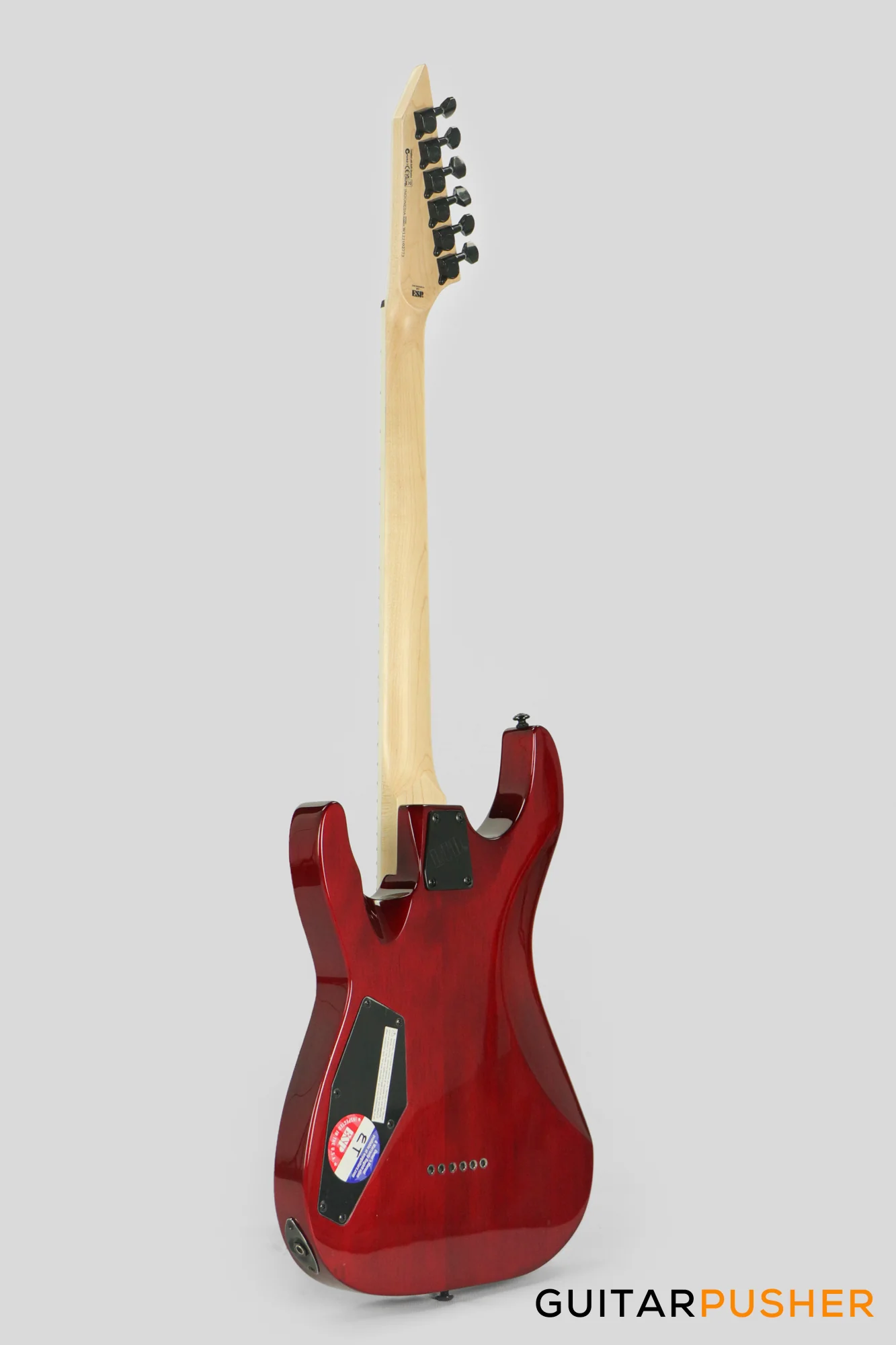 LTD MH-200QM NT Modern Electric Guitar - See Thru Black Cherry - Image 6
