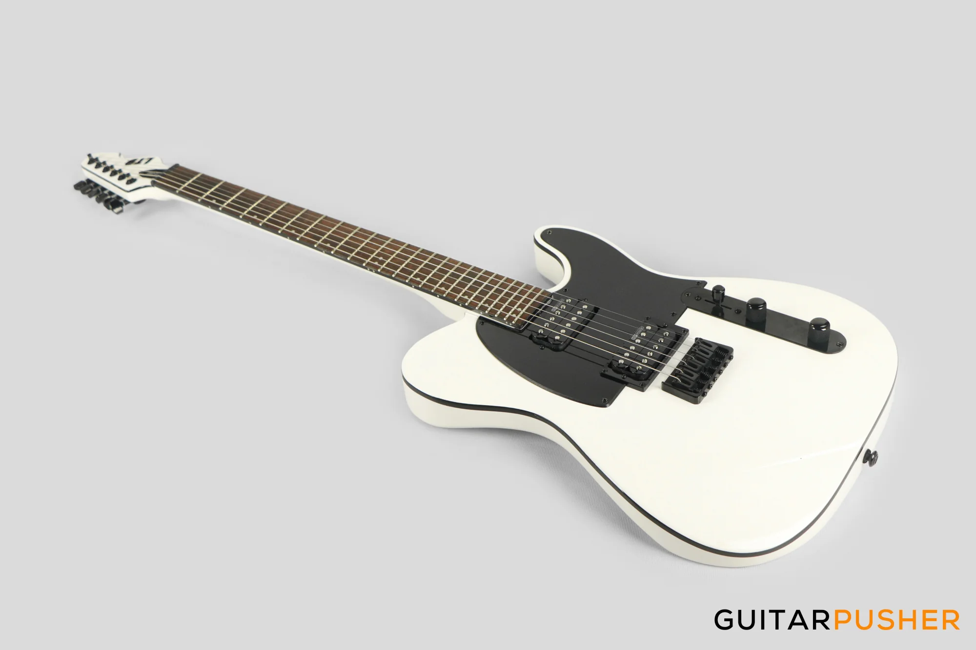 LTD TE-200 T-Style HH Electric Guitar - Snow White - Image 6