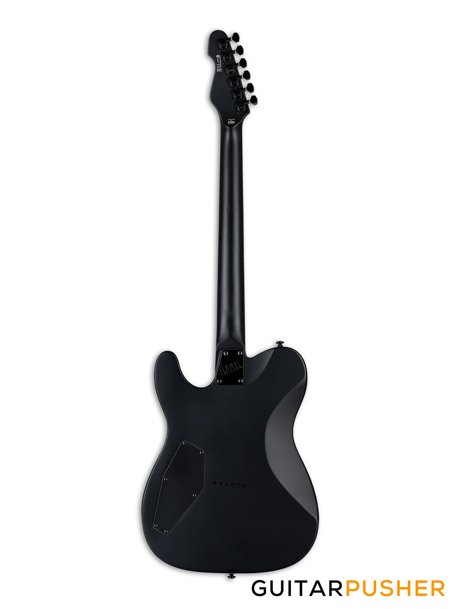 LTD TE-201 T-Style H Electric Guitar - Black Satin - Image 3
