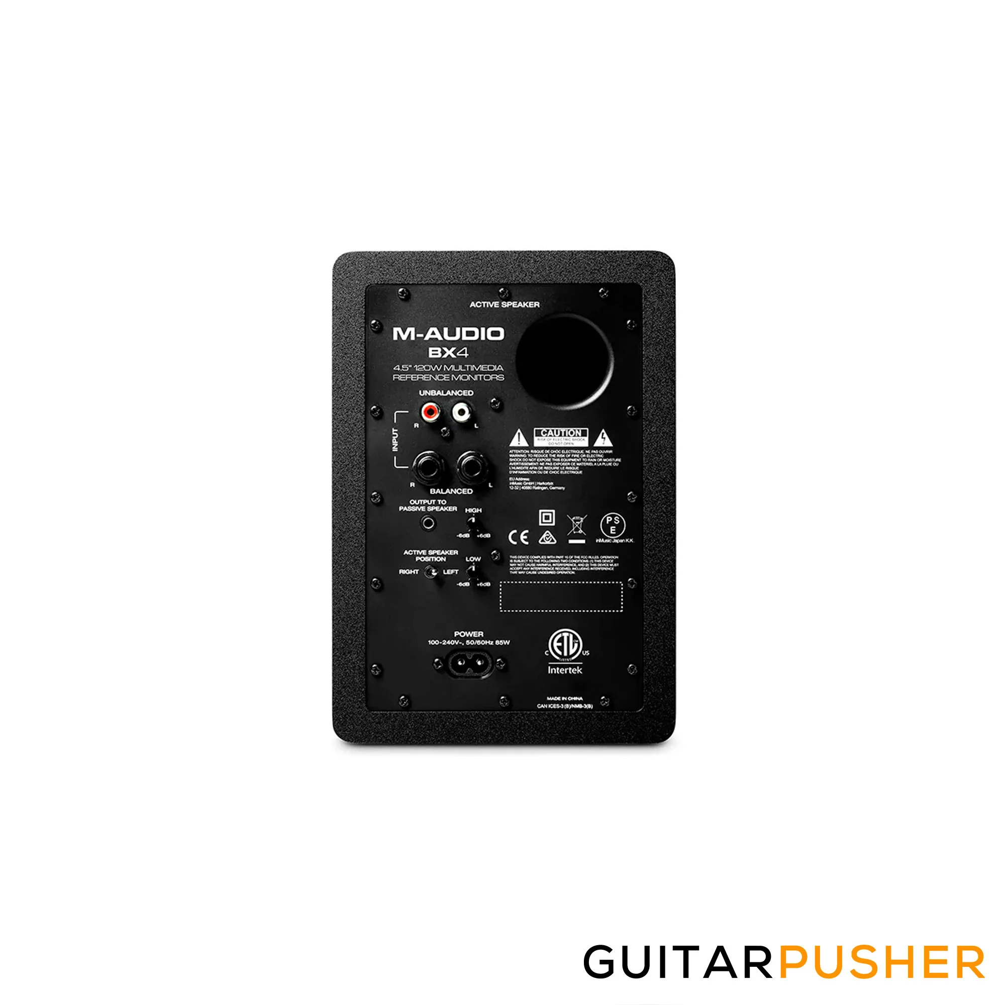 M-AUDIO BX4 4.5” Black Kevlar 120-Watt Multimedia Reference Monitor - Pair - Image 2