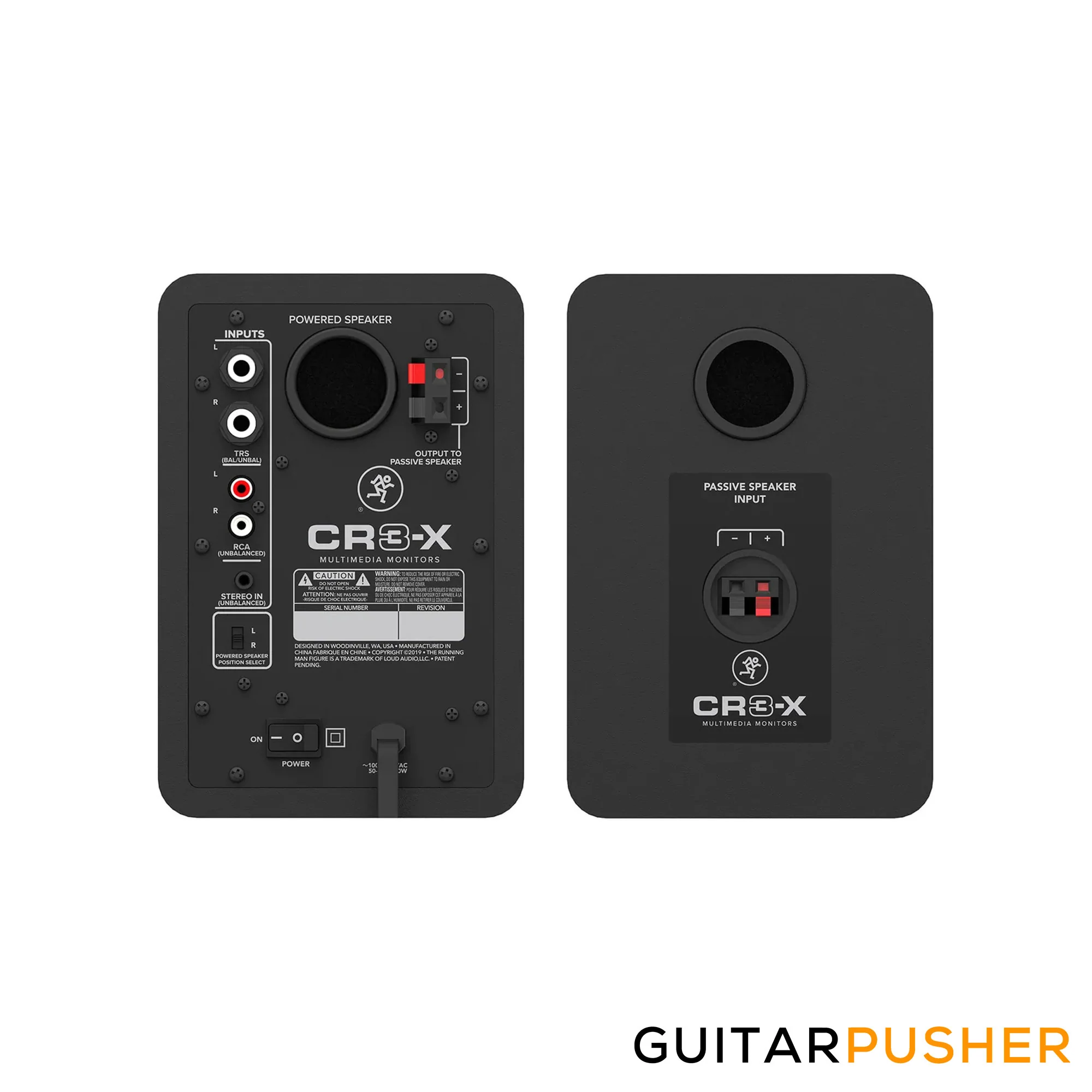 Mackie CR3-X 3" Multimedia Powered Monitors (Pair - Black) - Image 2
