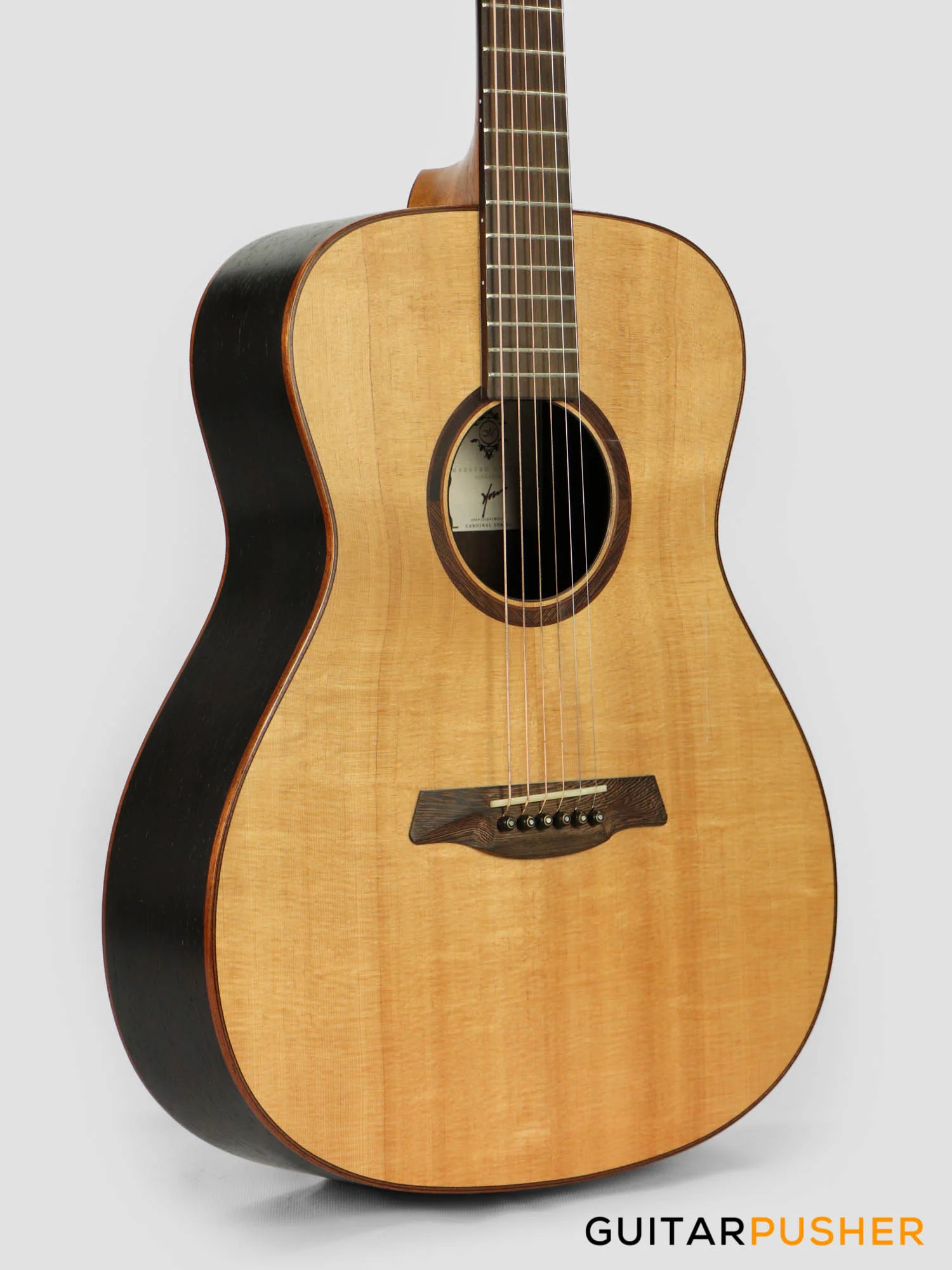 Maestro Cardinal Series Victoria-WE E All-Solid Wood Engelmann Spruce/Wenge Acoustic-Electric Guitar (w/ L.R. Baggs Element) - Image 5