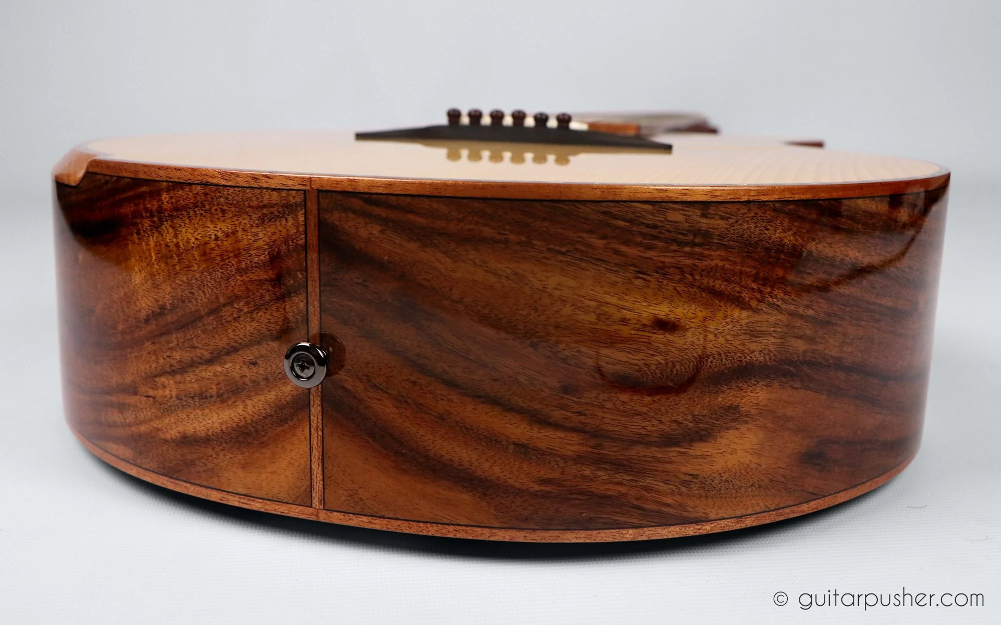 Maestro Custom Raffles All Solid Small Jumbo Acoustic Guitar Adirondack Spruce / Koa - Image 34