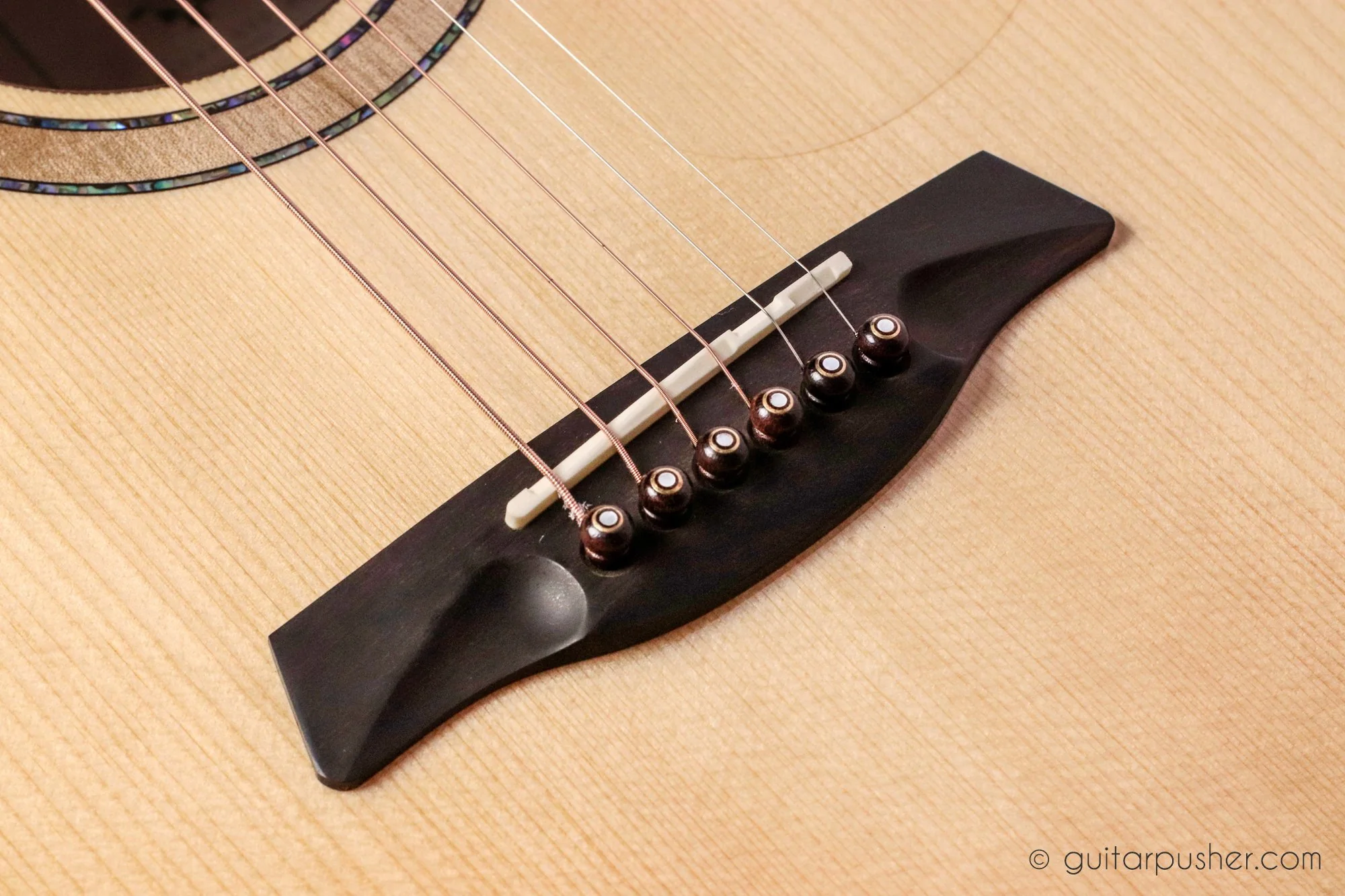 Maestro Custom Raffles All Solid Small Jumbo Acoustic Guitar Adirondack Spruce / Koa - Image 35